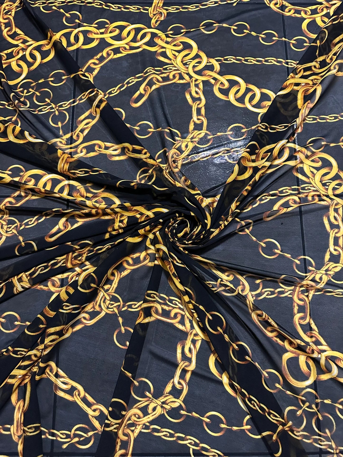 Fashion brand design print on great quality of nylon power mesh 4-way stretch 58/60” Sold by the YD. Ships worldwide from L.A