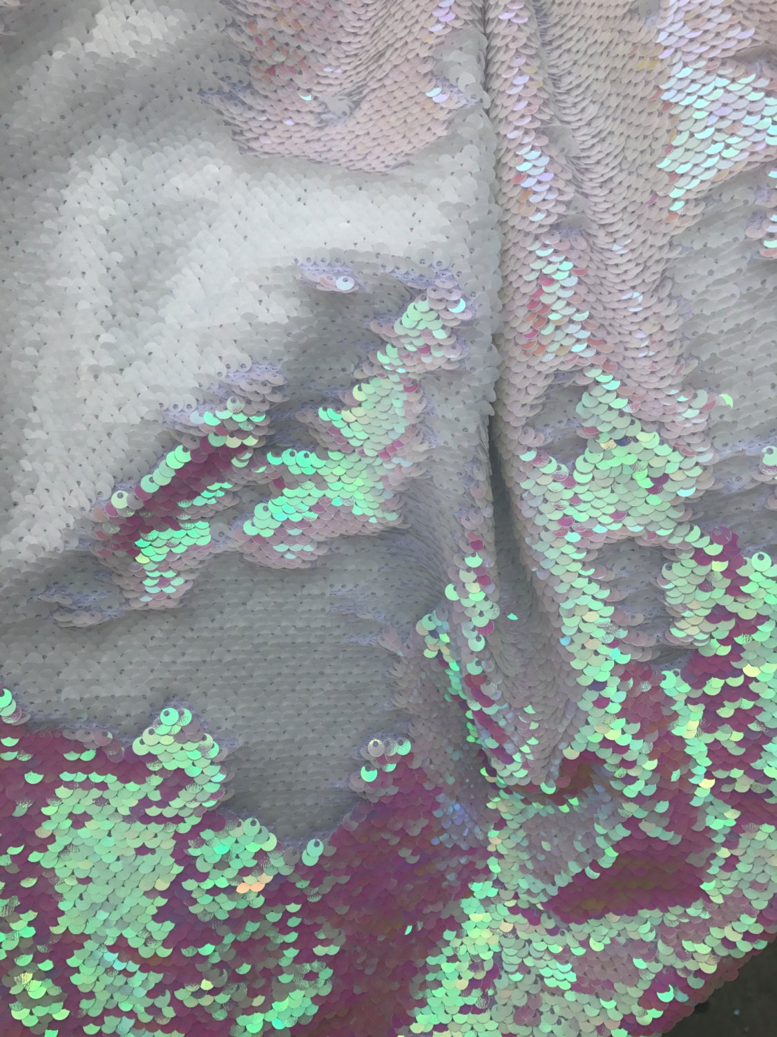 Flip Up Sequins Reversible Spandex Base 58/60"