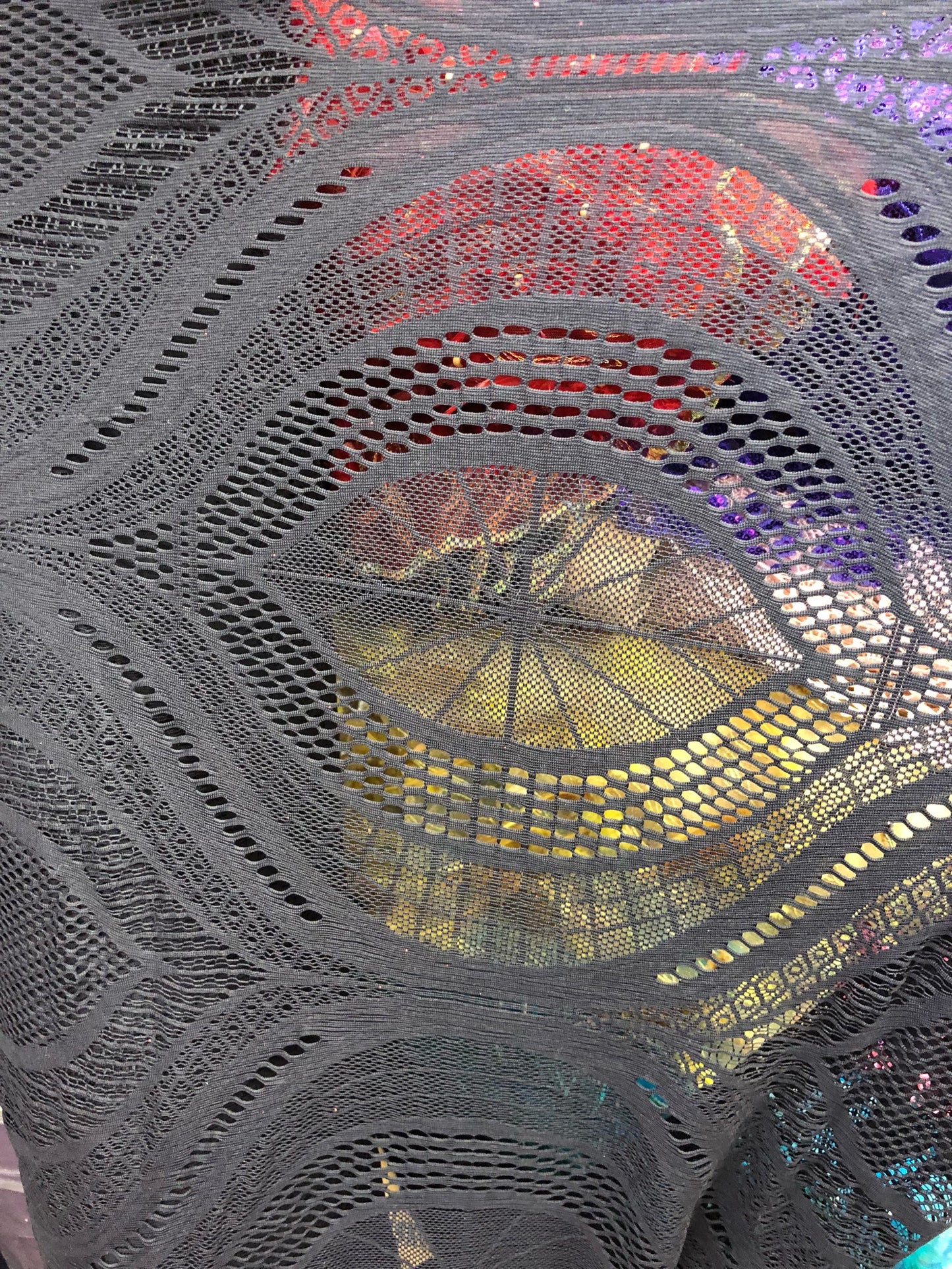 New Stretch lace with design 4way Stretch 58/60" Sold by the YD. Ships worldwide from Los Angeles California USA