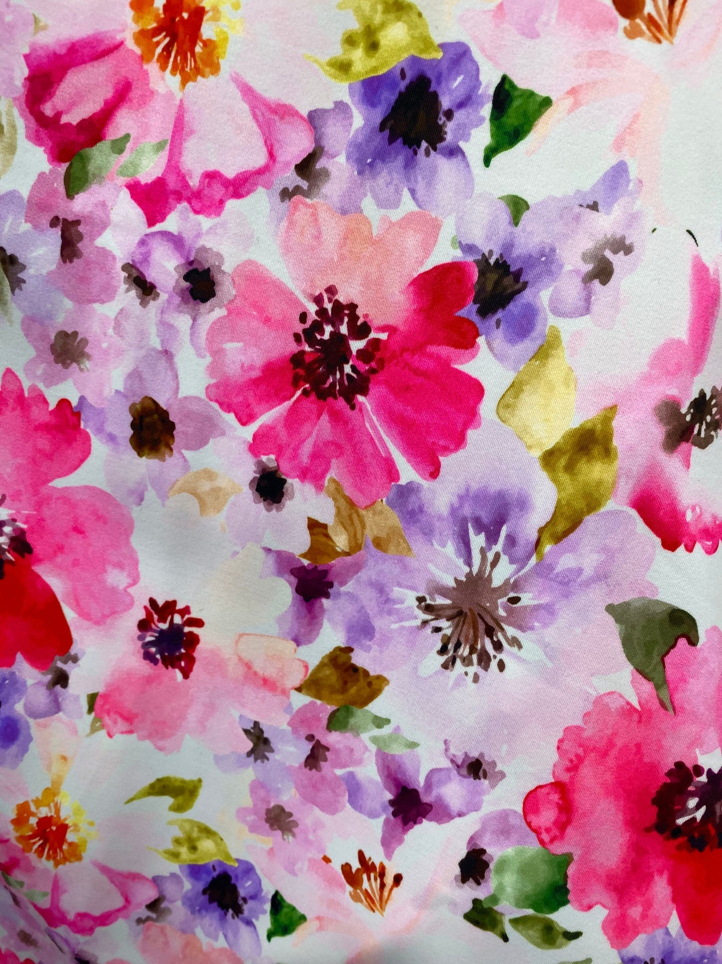 New beautiful flower design print on nylon spandex 4-way stretch 58/60” Sold by the YD. Ships worldwide from Los Angeles California USA.