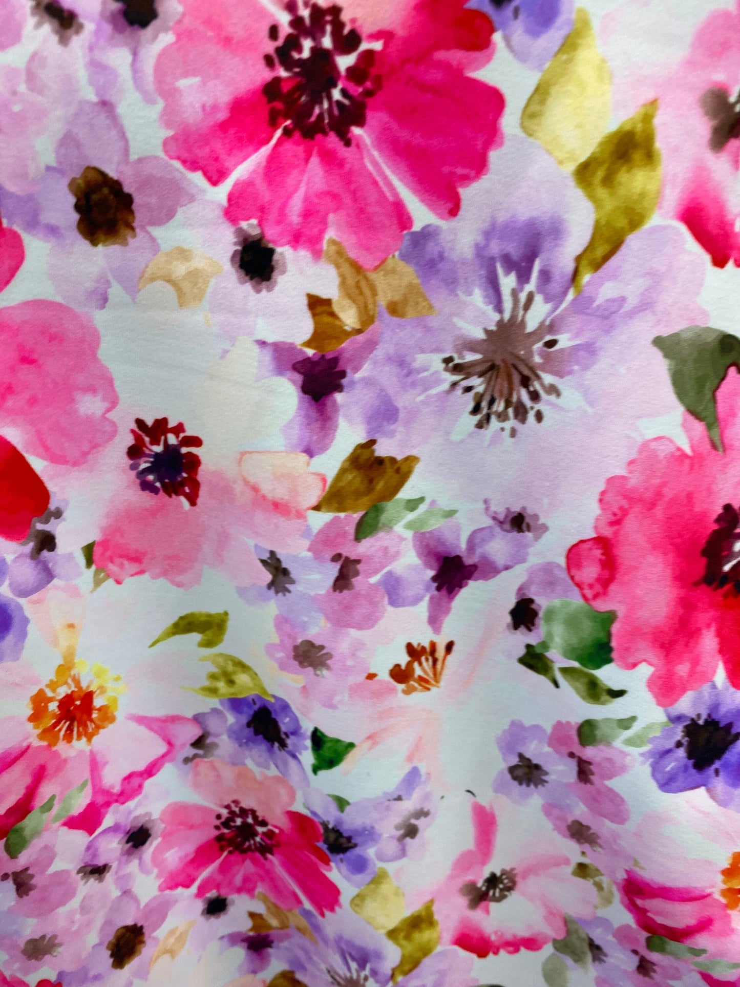 New beautiful flower design print on nylon spandex 4-way stretch 58/60” Sold by the YD. Ships worldwide from Los Angeles California USA.