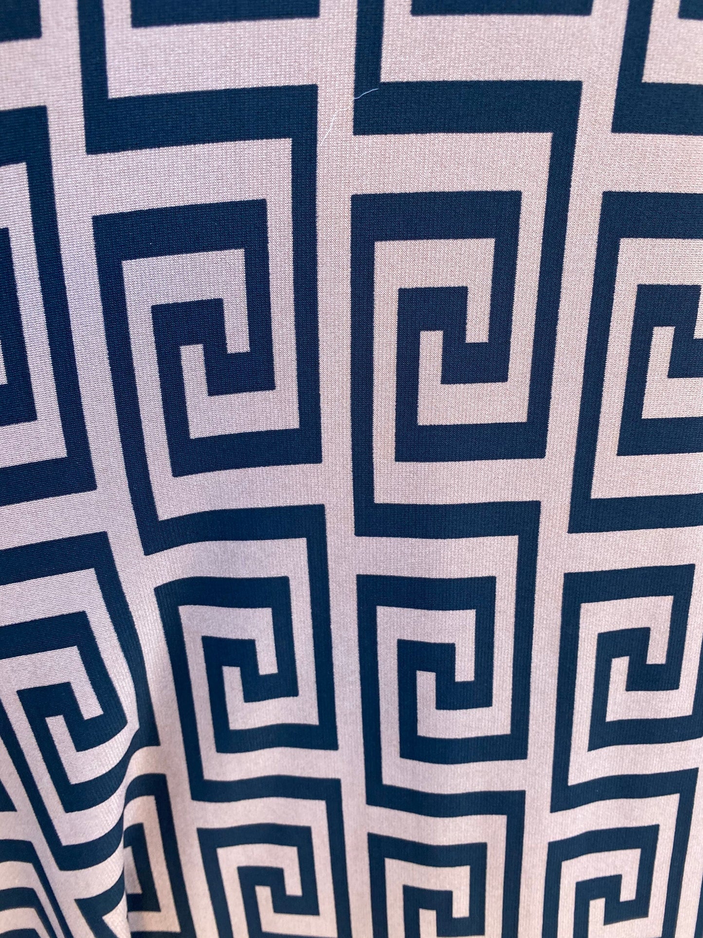 New modern fashion brand design print on poly spandex 4-way stretch 58/60” Sold by the YD. Ships worldwide from Los Angeles California USA.