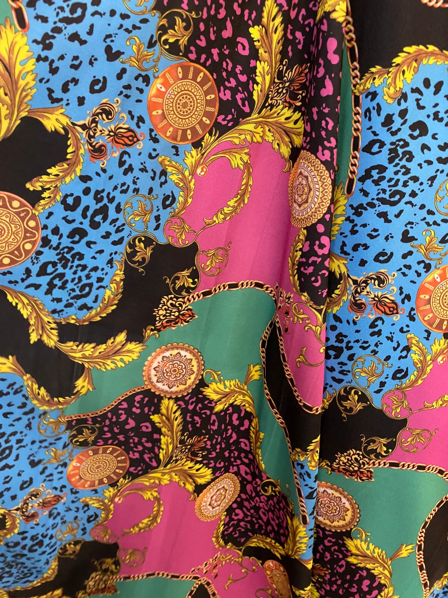 New brand design modern design print on nylon spandex 4-way stretch 58/60” Sold by the YD. Ships worldwide from Los Angeles California USA.