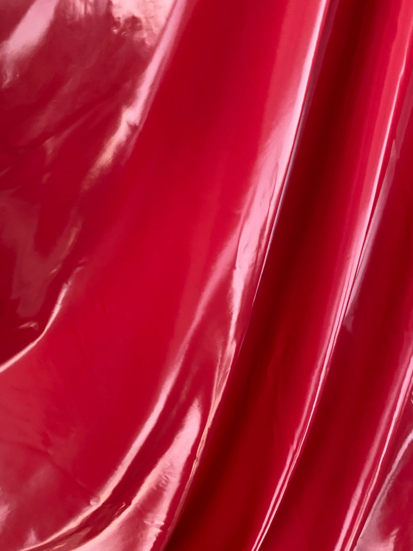 New super shiny stretch vinyl nylon spandex latex 4-way stretch 58/60” Sold by the YD. Ships Worldwide from Los Angeles California USA.