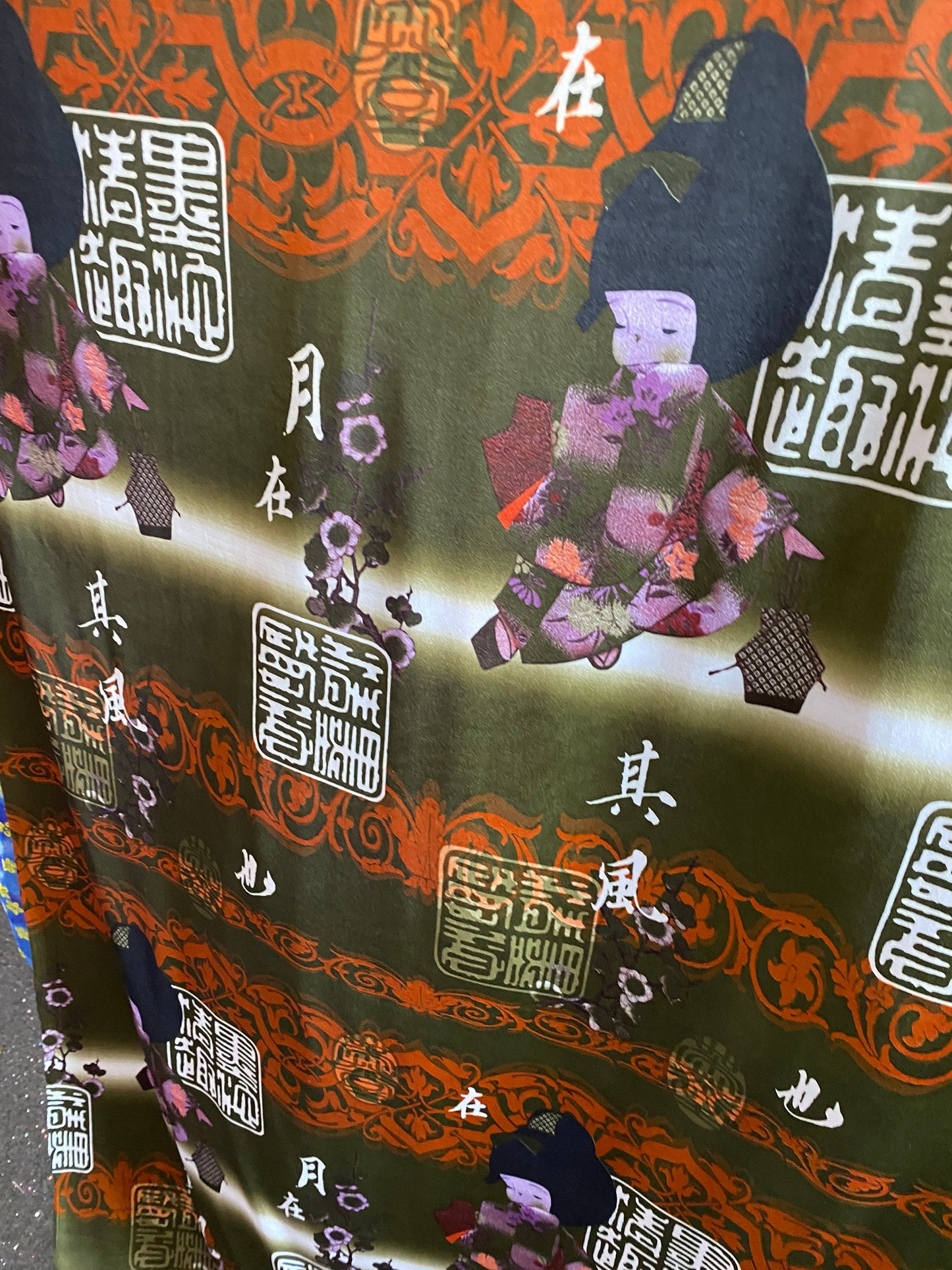 New Japanese design print on poly spandex 4-way stretch 58/60” Sold by the YD. Ships Worldwide from Los Angeles California USA.