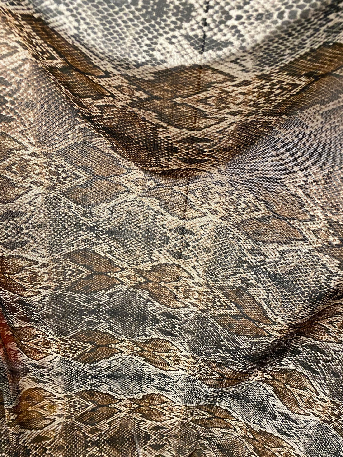 New Exotic Anaconda design print on great quality of nylon power mesh 4-way stretch 58/60” Sold by the YD. Ships worldwide from Los Angeles
