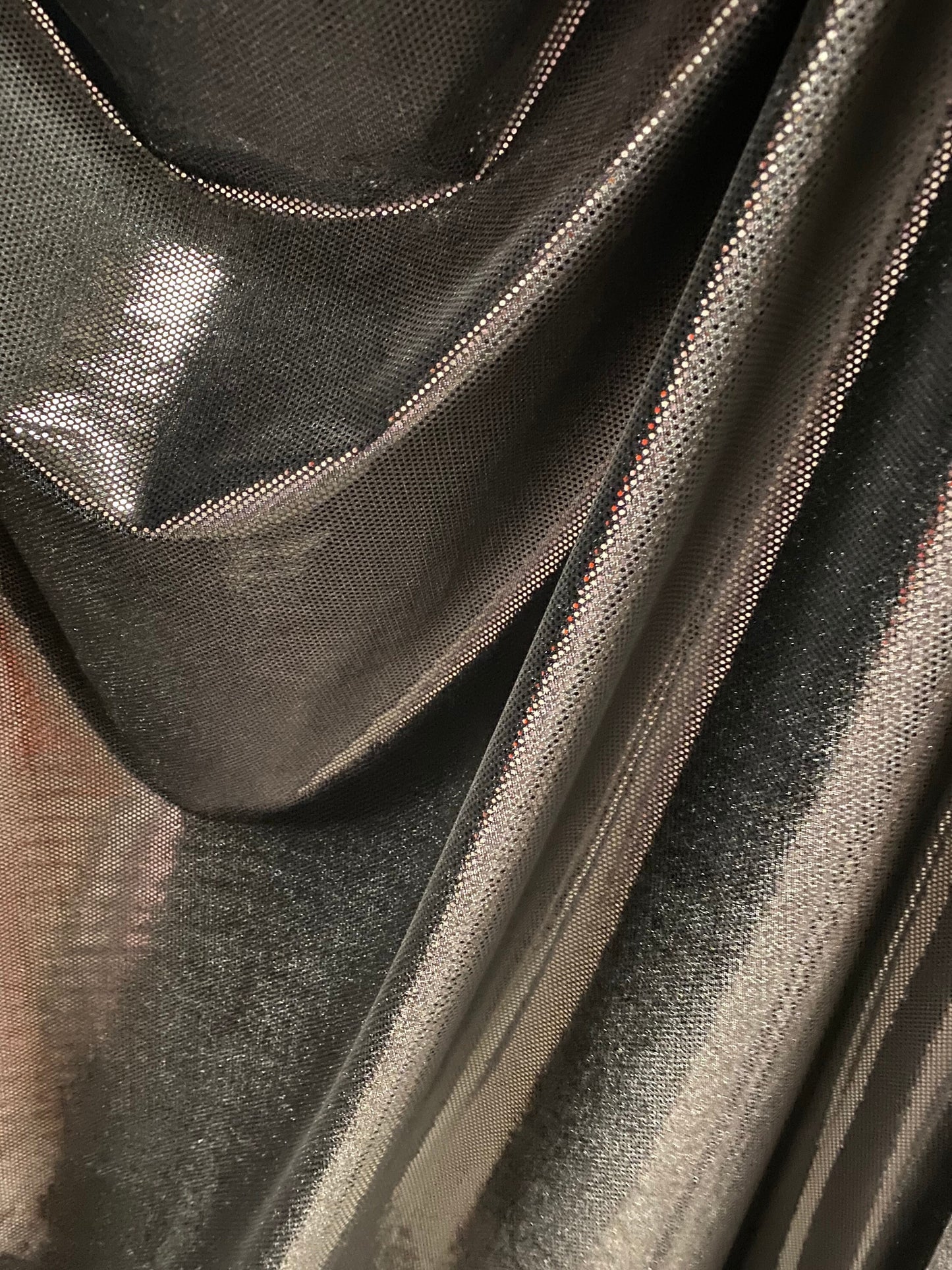 Luxury stretch velvet with clear foil dots medium weight non stretch 58/60” Sold by the YD. Ships Worldwide from Los Angeles California US