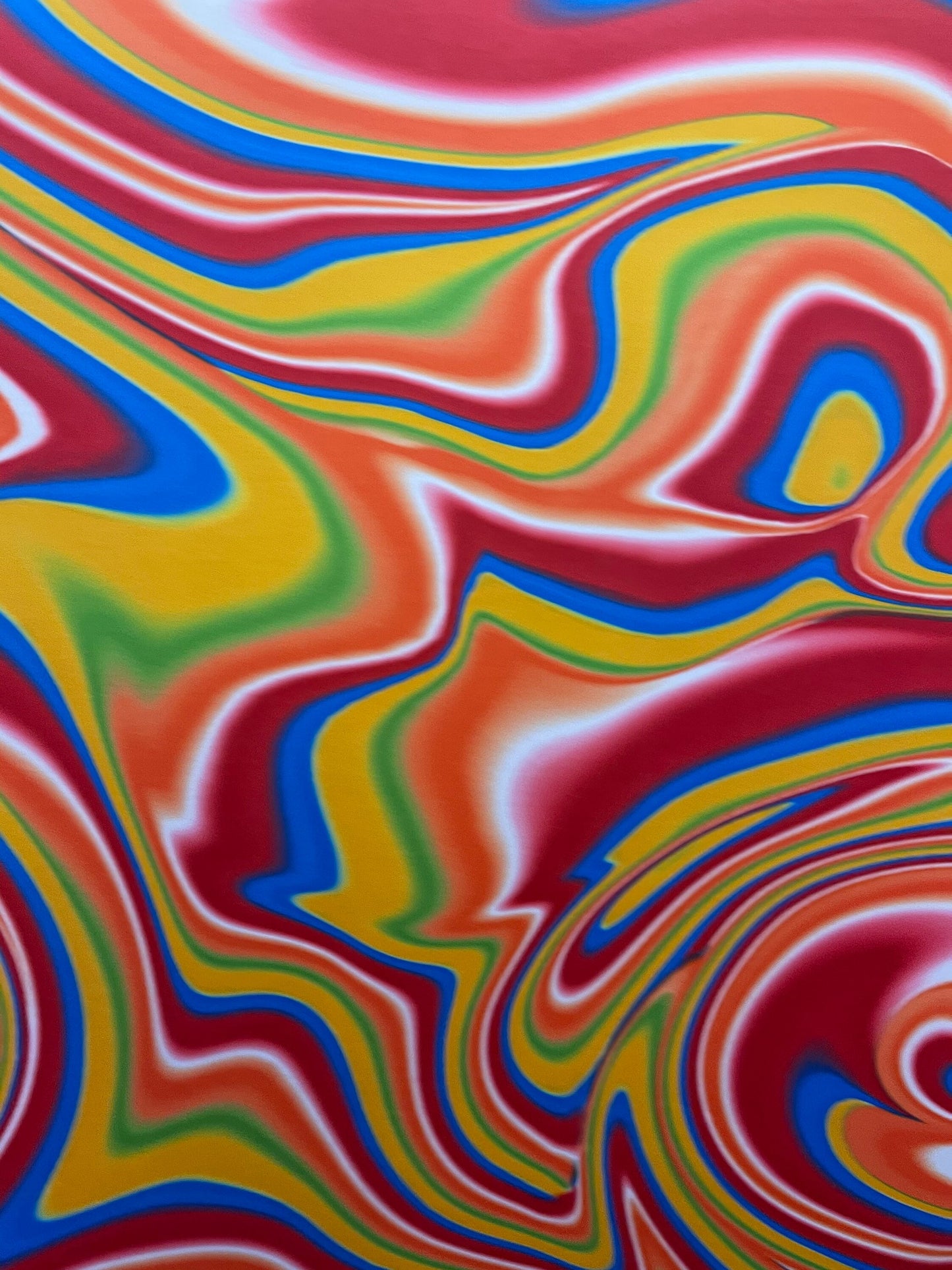 New abstract lava design multicolor print on best quality of nylon spandex 4-way stretch 58/60” Sold by the YD. Ships Worldwide from L.A CA