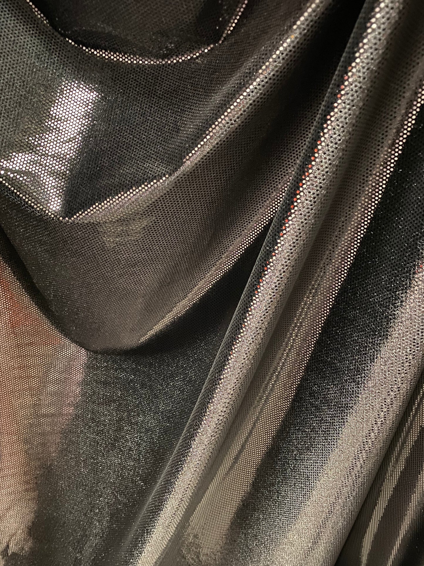 Luxury stretch velvet with clear foil dots medium weight non stretch 58/60” Sold by the YD. Ships Worldwide from Los Angeles California US