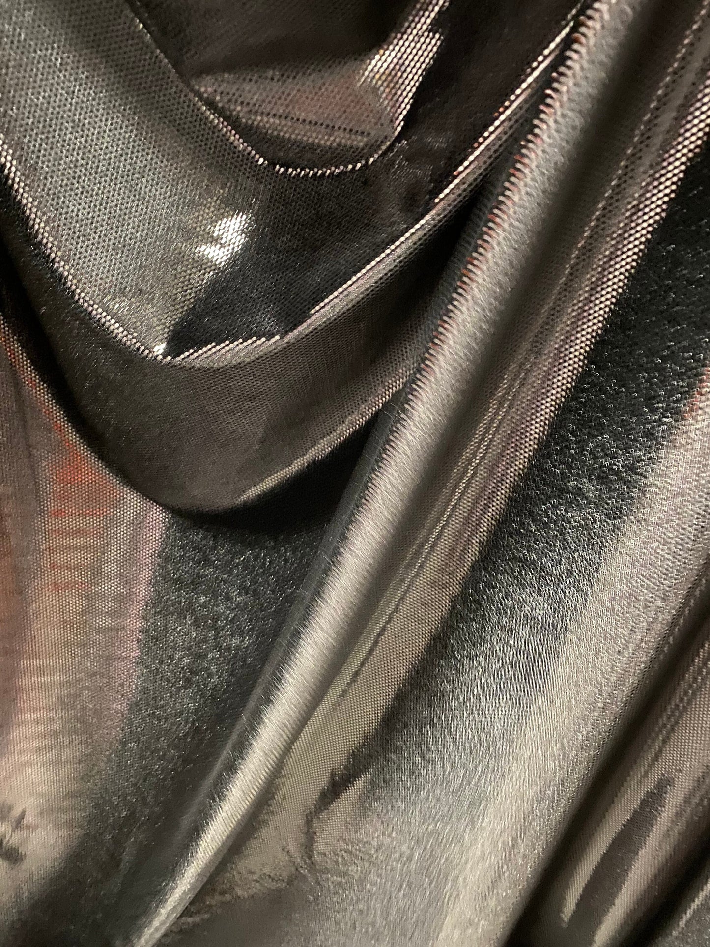 Luxury stretch velvet with clear foil dots medium weight non stretch 58/60” Sold by the YD. Ships Worldwide from Los Angeles California US