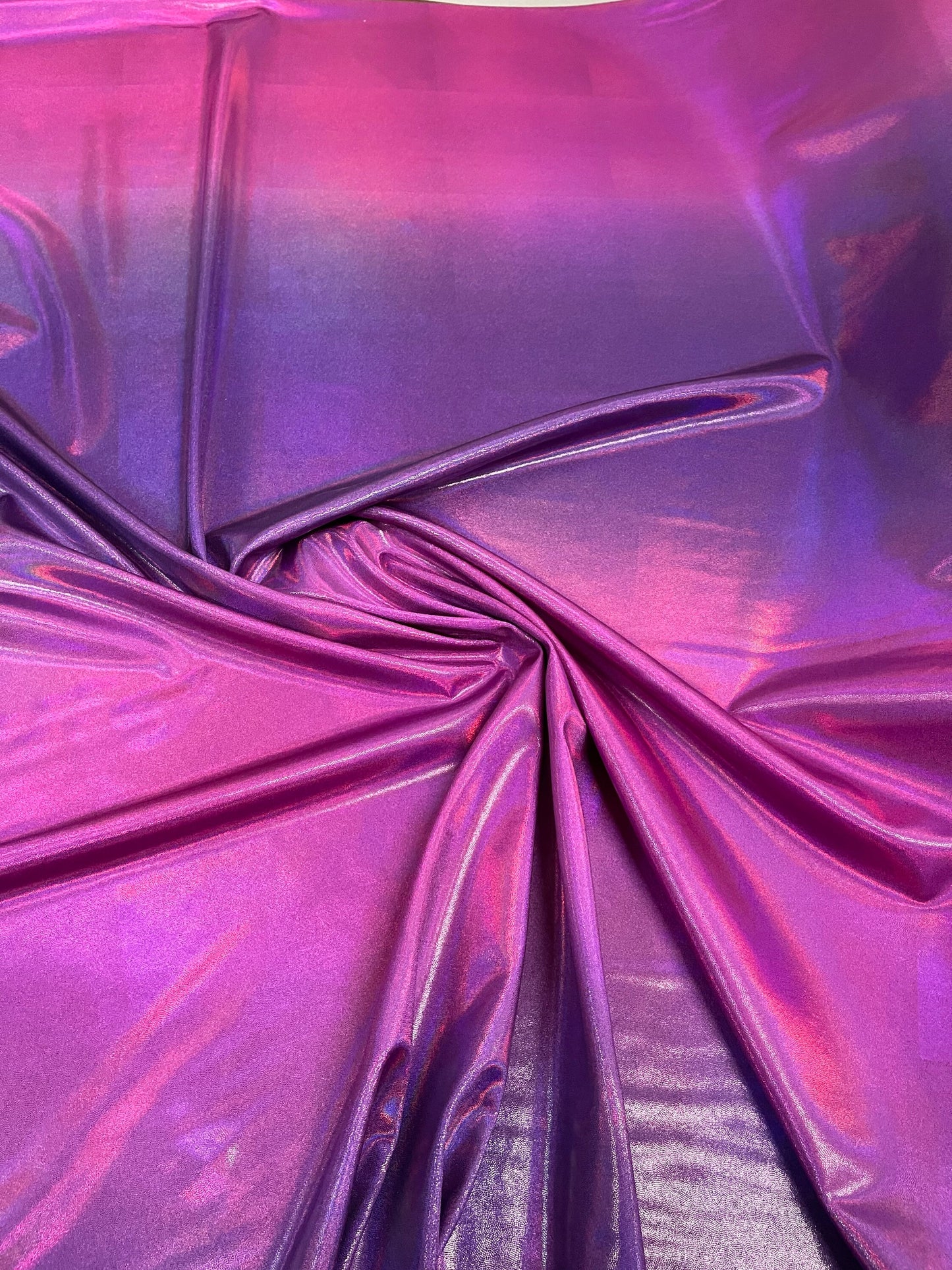 Ombre lacer foggy foil metallic nylon spandex 4way stretch 58/60” Sold by the YD. Ships worldwide from Los Angeles.