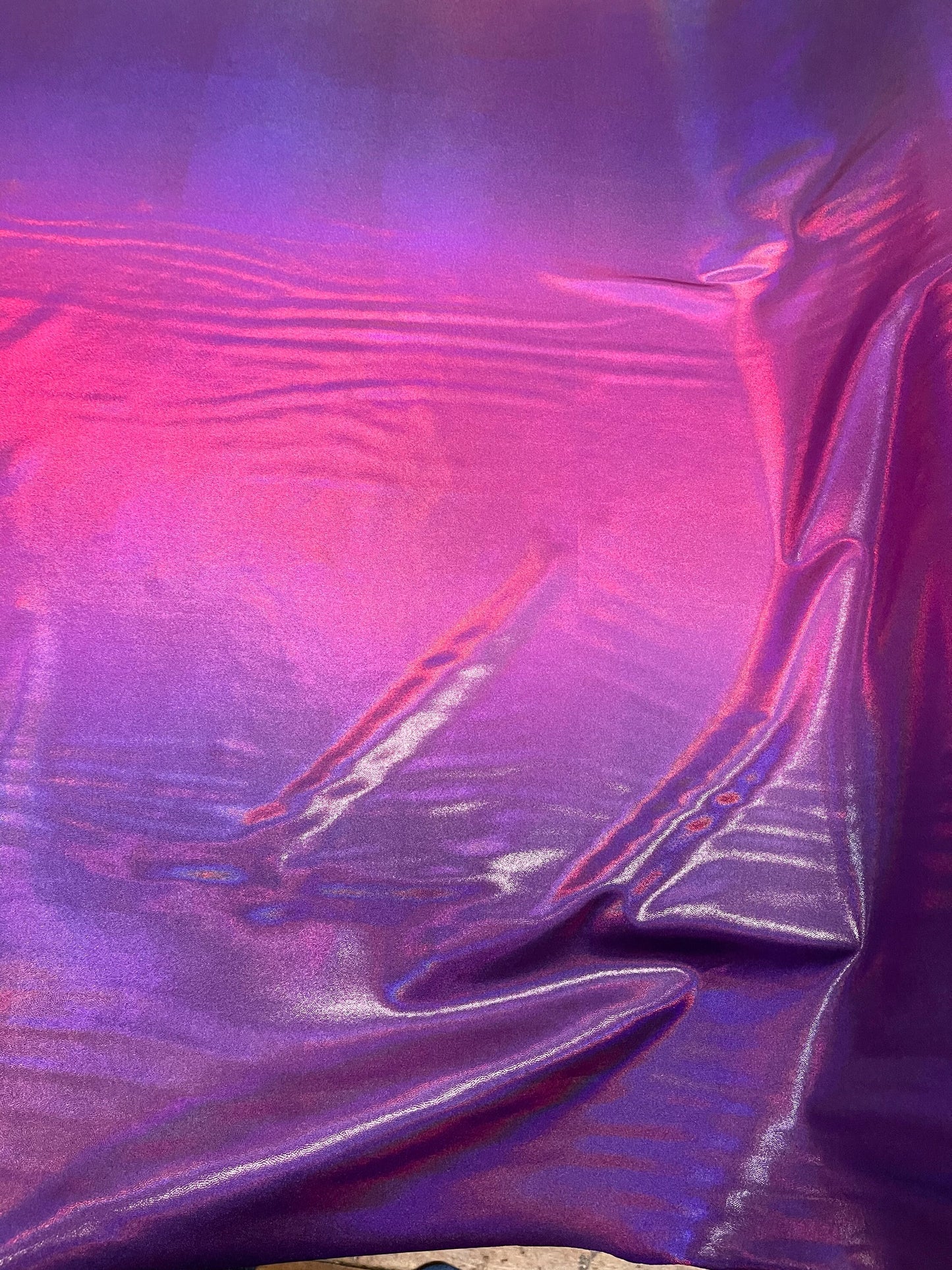Ombre lacer foggy foil metallic nylon spandex 4way stretch 58/60” Sold by the YD. Ships worldwide from Los Angeles.