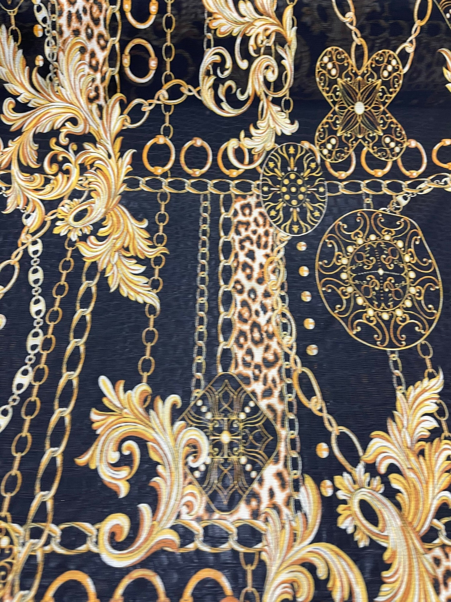 New Brand designer Black/Gold stretch mesh 4-way 58/60” Sold by the YD. Ships Worldwide from Los Angeles California USA