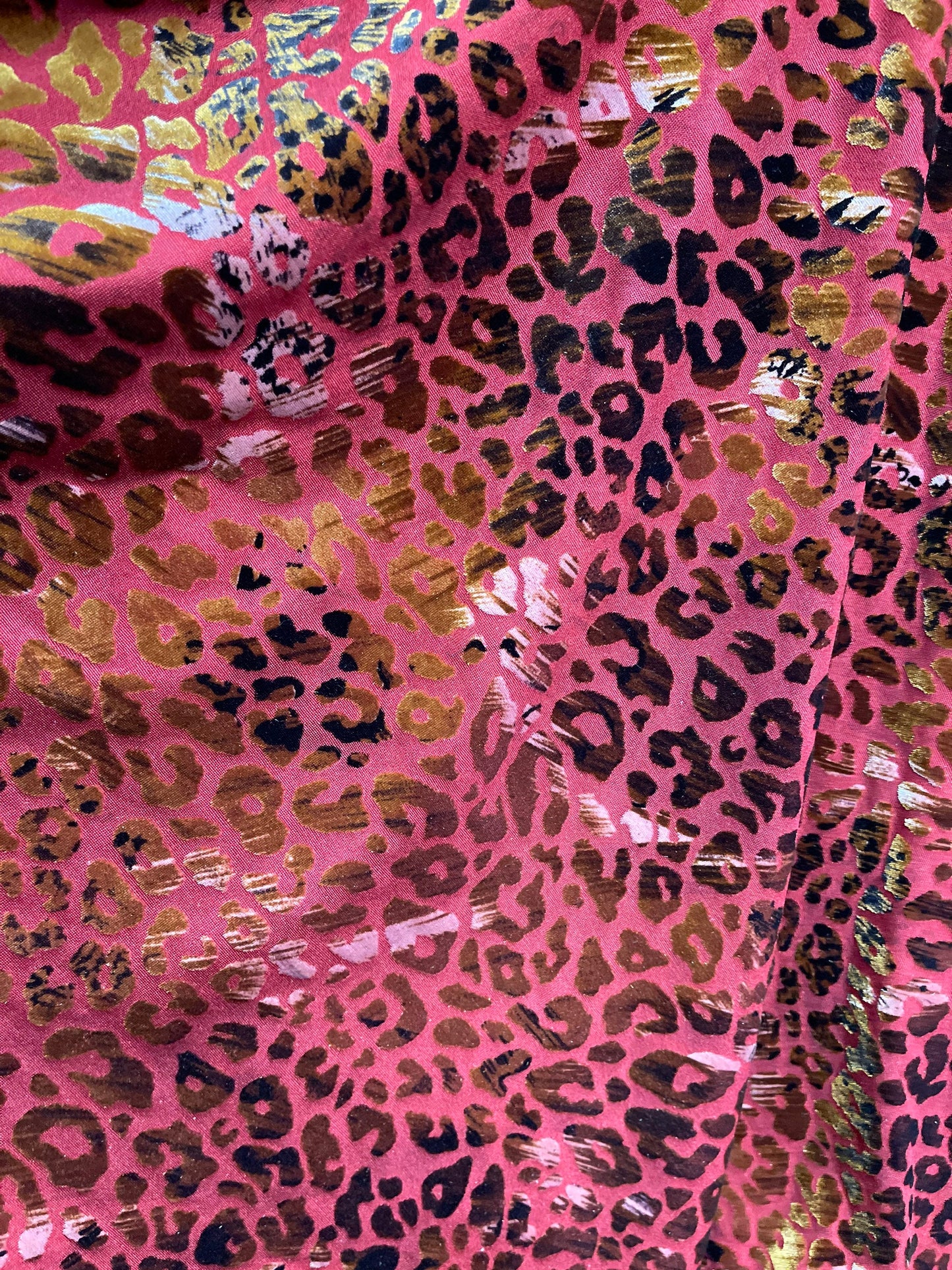 Exotic animal print designe burnout stretch velvet 4-way stretch 58/60” Sold by the YD. Ships Worldwide from Los Angeles California USA.