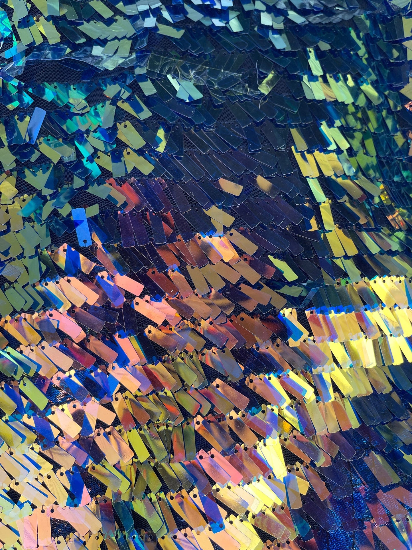 New piano iridescent sequins design embroidered on stretch mesh 2-way 55/57” Sold by the YD. Ships Worldwide from Los Angeles California USA