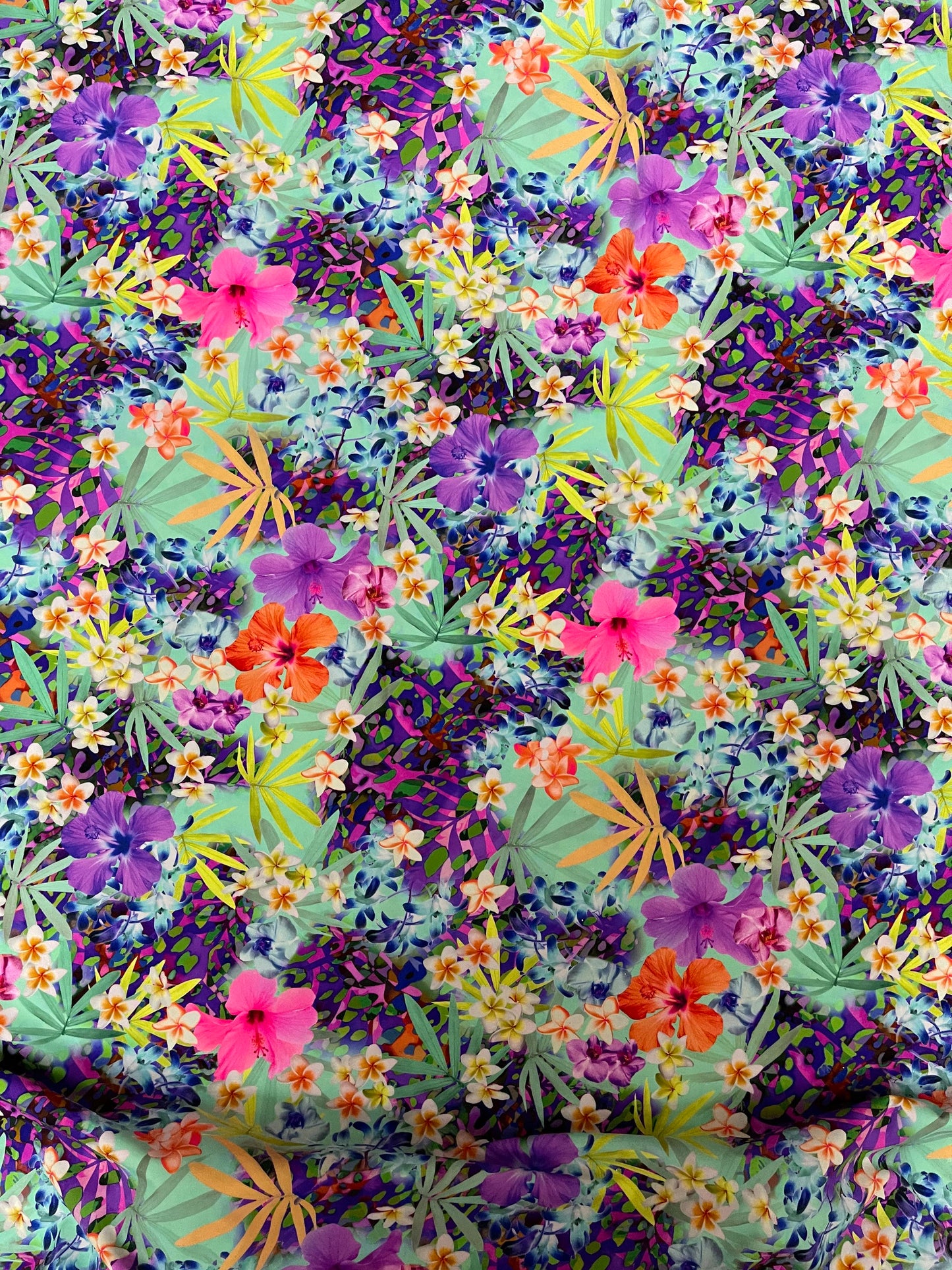 Modern Small Flower design print on best quality of nylon spandex 4-way stretch 58/60” Sold by the YD. Ships Worldwide from Los Angeles cali
