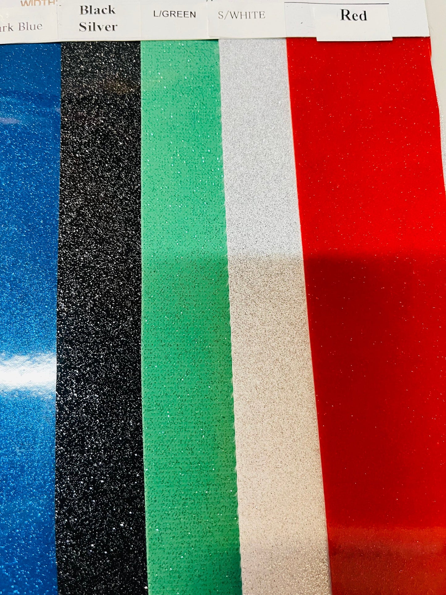 New Glitter vinyl quality leather PU & PVC metallic vinyl non stretch 58/60” Sold by the YD. Ships Worldwide from Los Angeles California