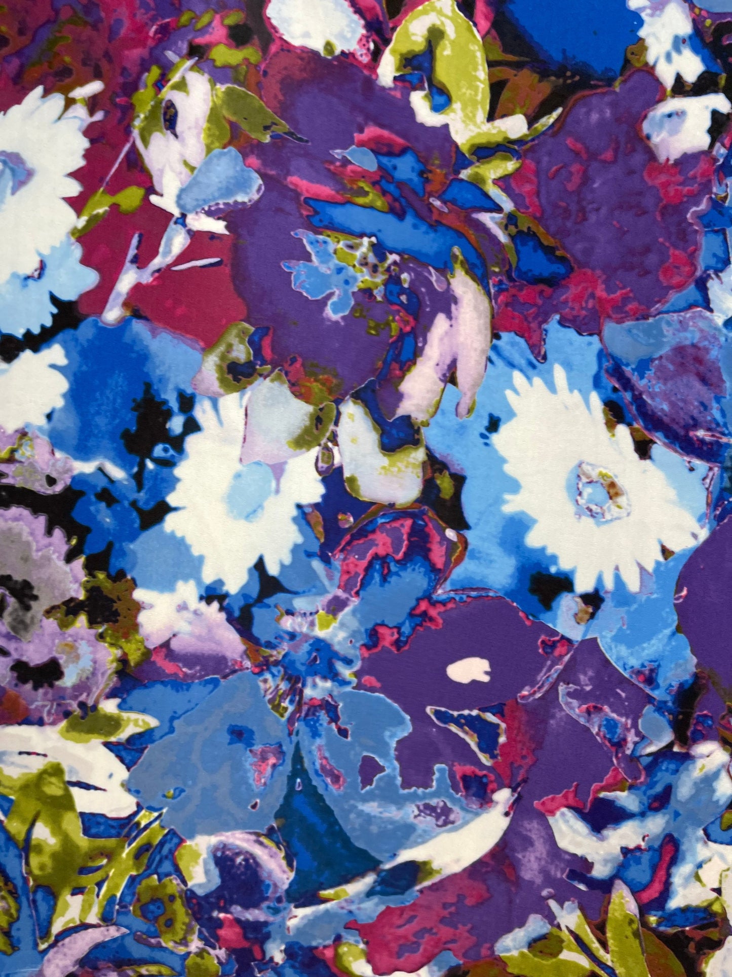New abstract design multicolor print on great quality of Nylon Spandex 4-way stretch 58/60” Sold by the YD. Ships Worldwide from Los Angeles