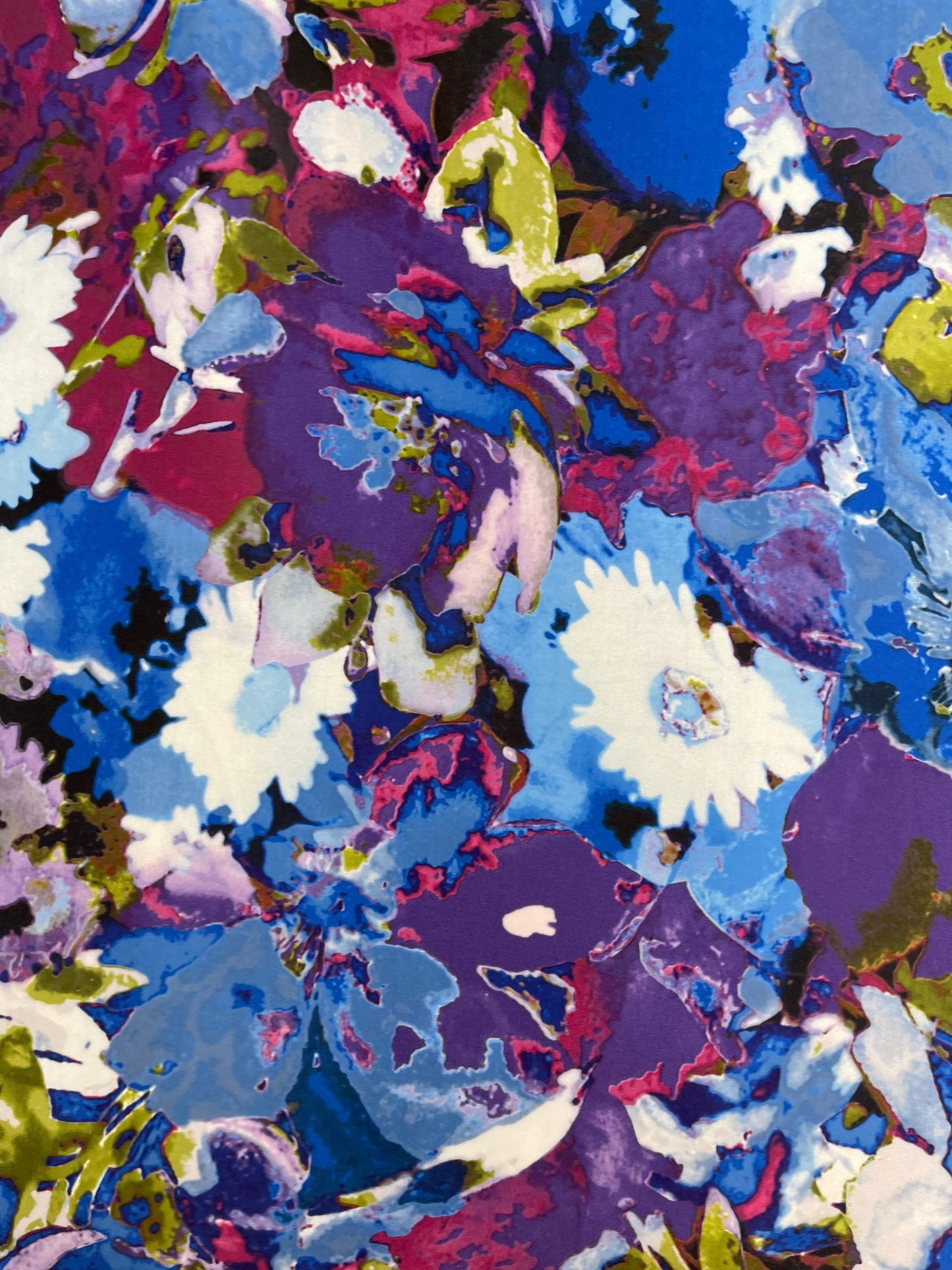 New abstract design multicolor print on great quality of Nylon Spandex 4-way stretch 58/60” Sold by the YD. Ships Worldwide from Los Angeles