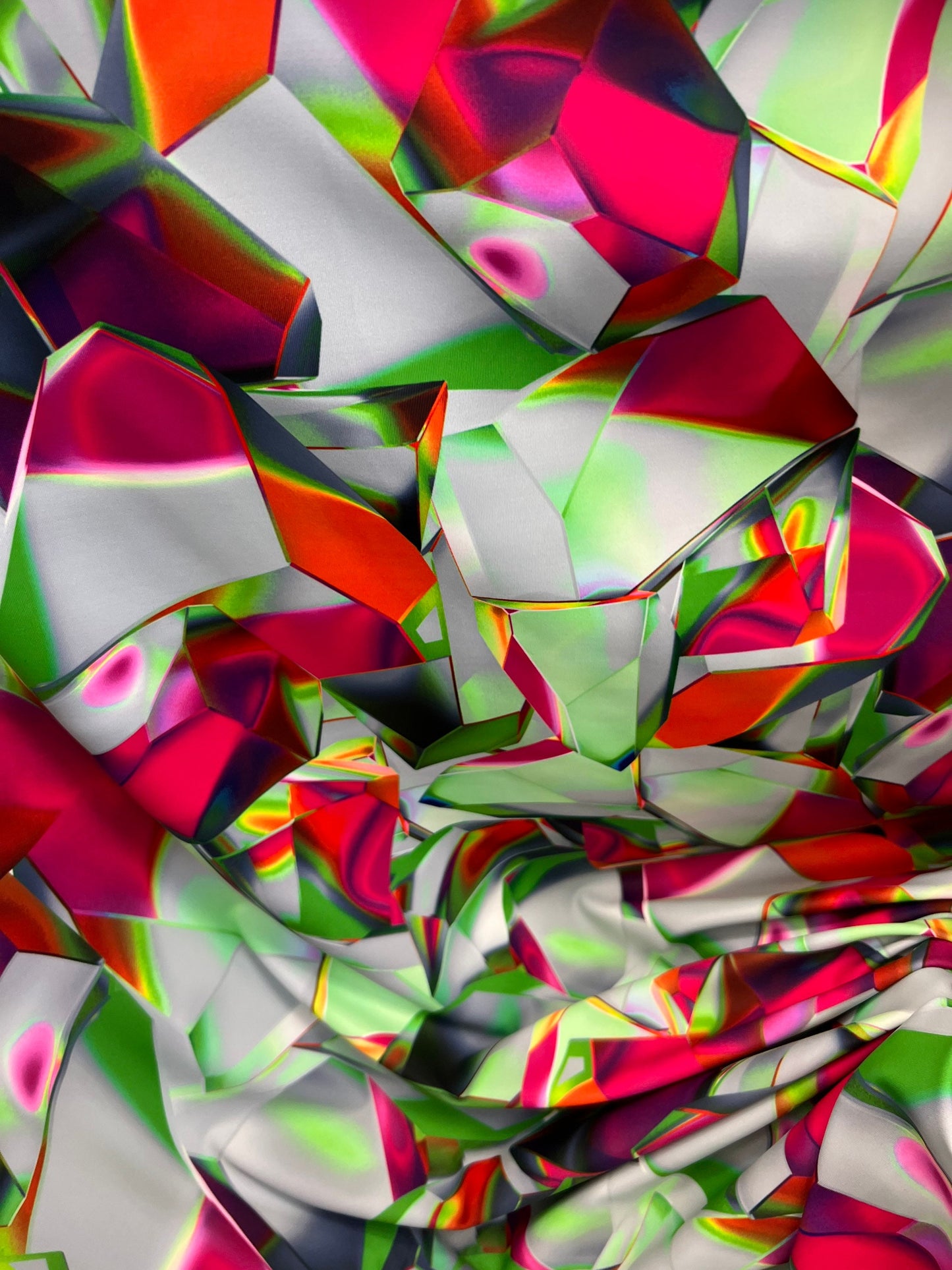 New Modern 3D abstract design print on best quality of nylon spandex 4-way stretch 58/60” Sold by the YD. Ships worldwide from Los Angeles