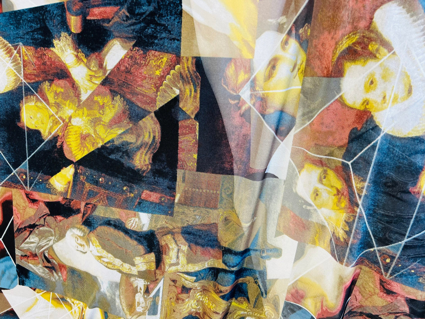 Brand fashion design print on power mesh ;-way stretch 58/60” Sold by the YD. Ships Worldwide from Los Angeles California USA.