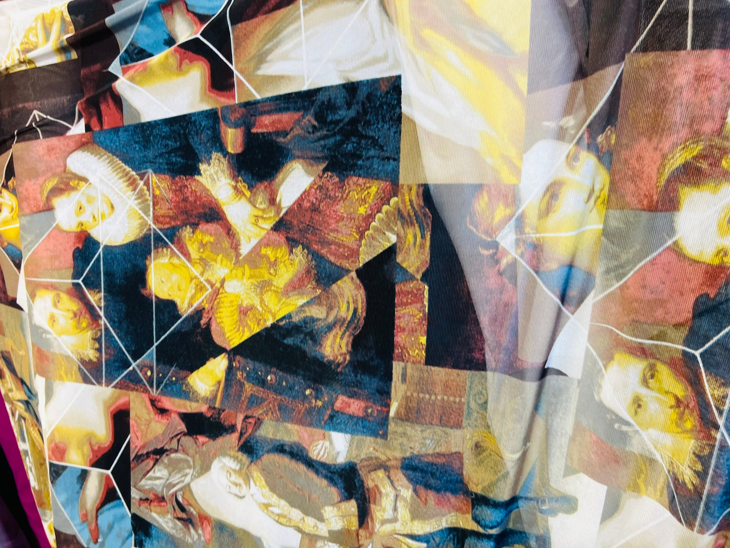 Brand fashion design print on power mesh ;-way stretch 58/60” Sold by the YD. Ships Worldwide from Los Angeles California USA.