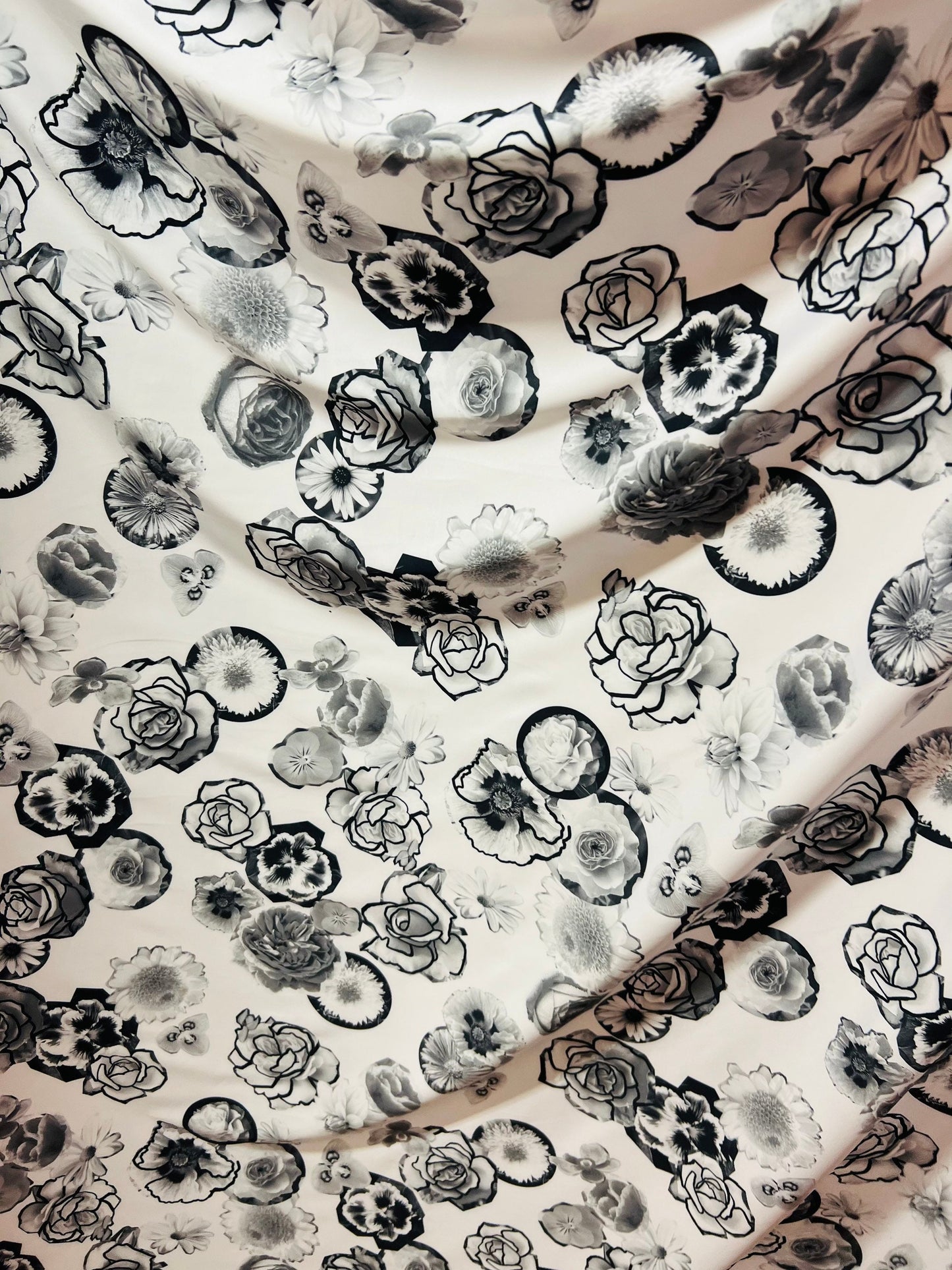New Floral design print on great quality of nylon spandex light weight 4-way stretch 58/60” Sold by the YD. Ships Worldwide