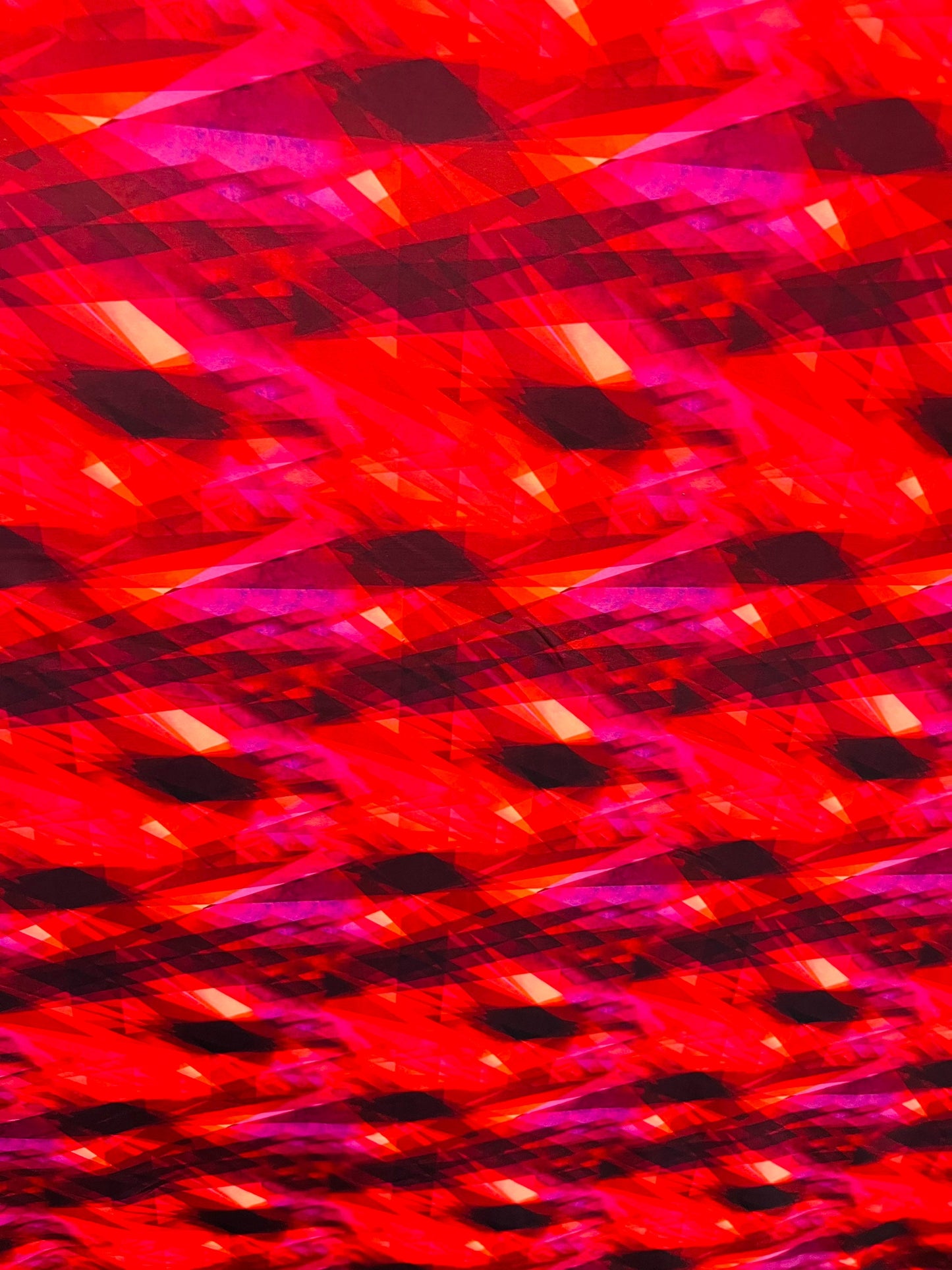 New 3D Abstract design multicolor print on great quality of nylon spandex 4-way stretch 58/60”