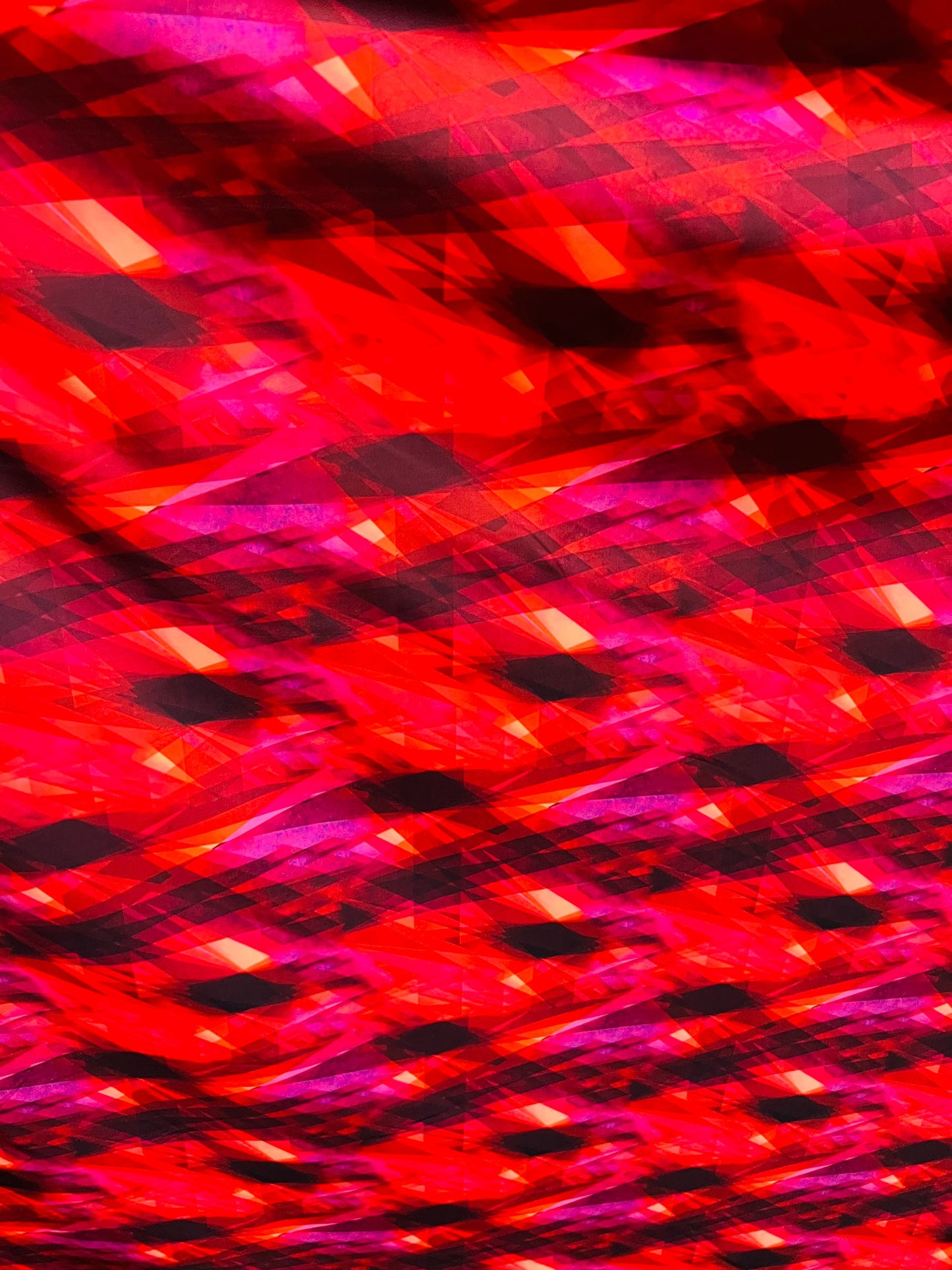 New 3D Abstract design multicolor print on great quality of nylon spandex 4-way stretch 58/60”