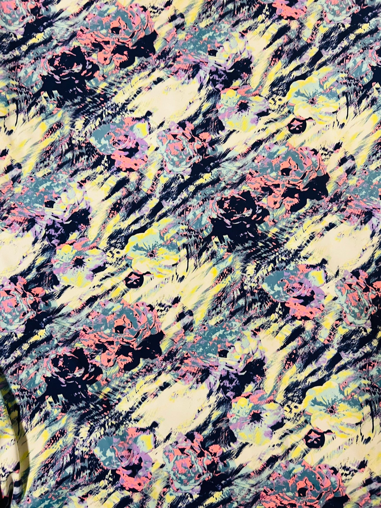 New Rose abstract design print on best quality of nylon spandex 4-way stretch 58/60” Sold by the YD. Ships Worldwide from Los Angeles CA