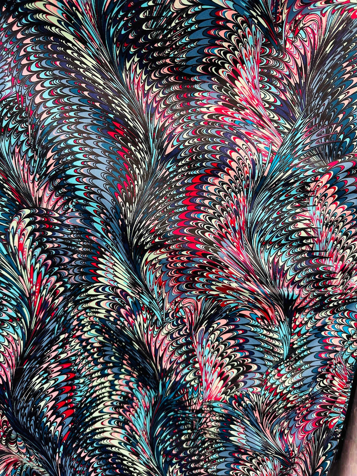 New abstract design multicolor print on great quality of nylon spandex 4-way stretch 58/60”