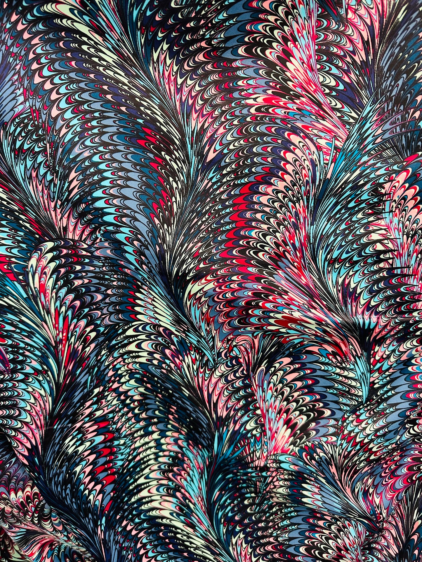 New abstract design multicolor print on great quality of nylon spandex 4-way stretch 58/60”