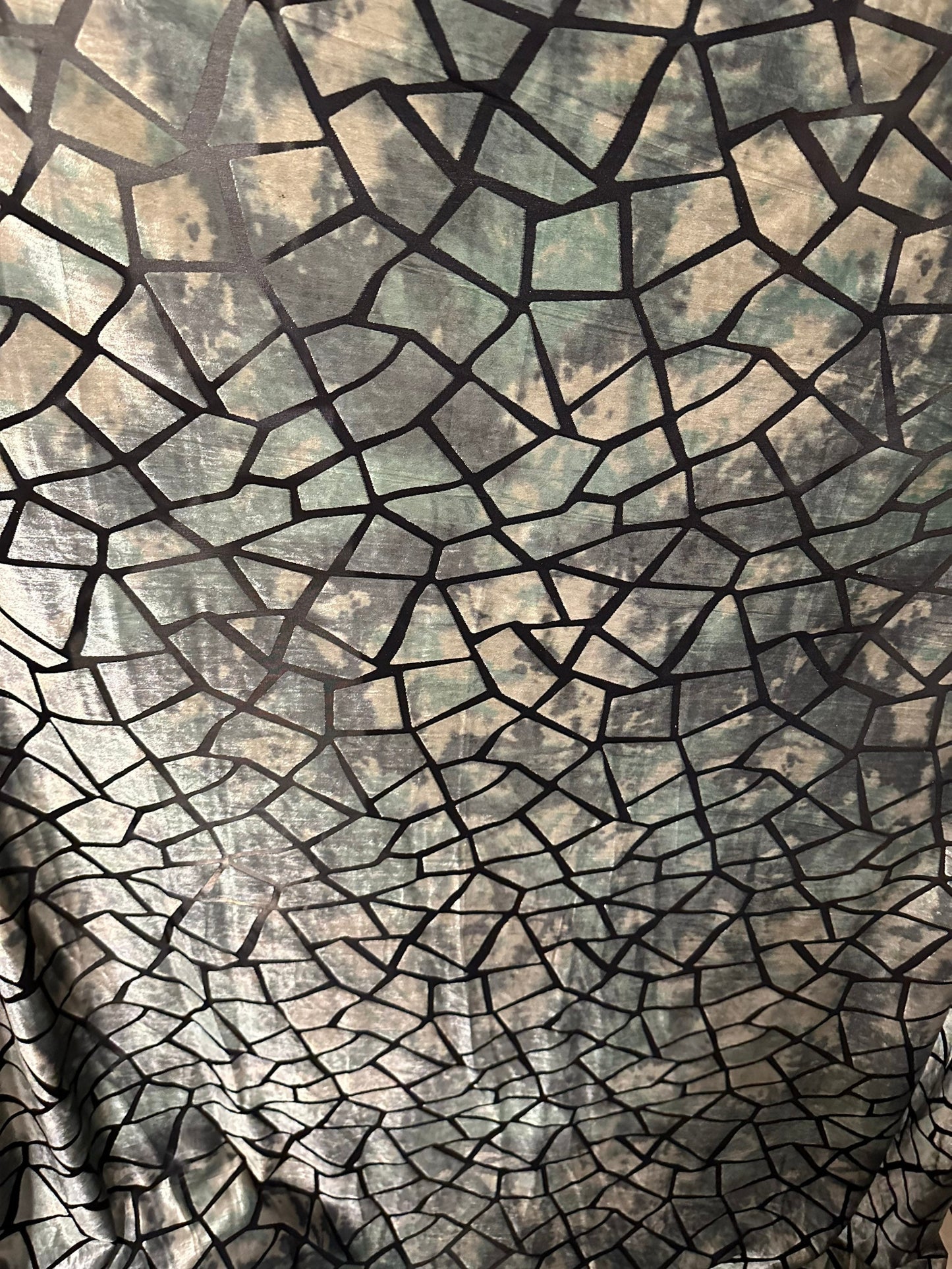New Abstract animal print on Burnout stretch velvet 4-way stretch 58/60” Sold by the YD. Ships worldwide from Los Angeles California USA