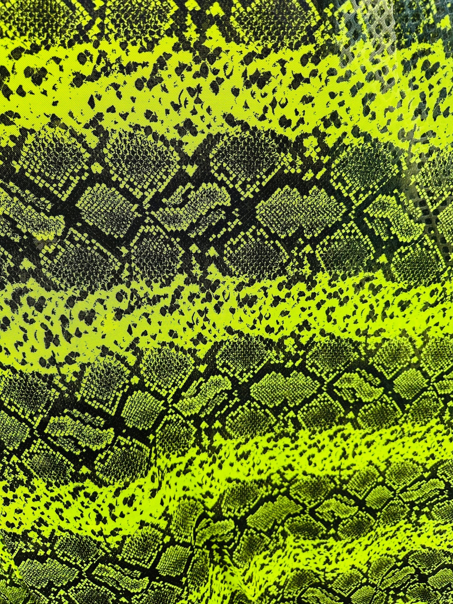 Exotic Boa snake design print on great quality of power mesh 4-way stretch 58/60” Sold by the YD. Ships worldwide from L.A