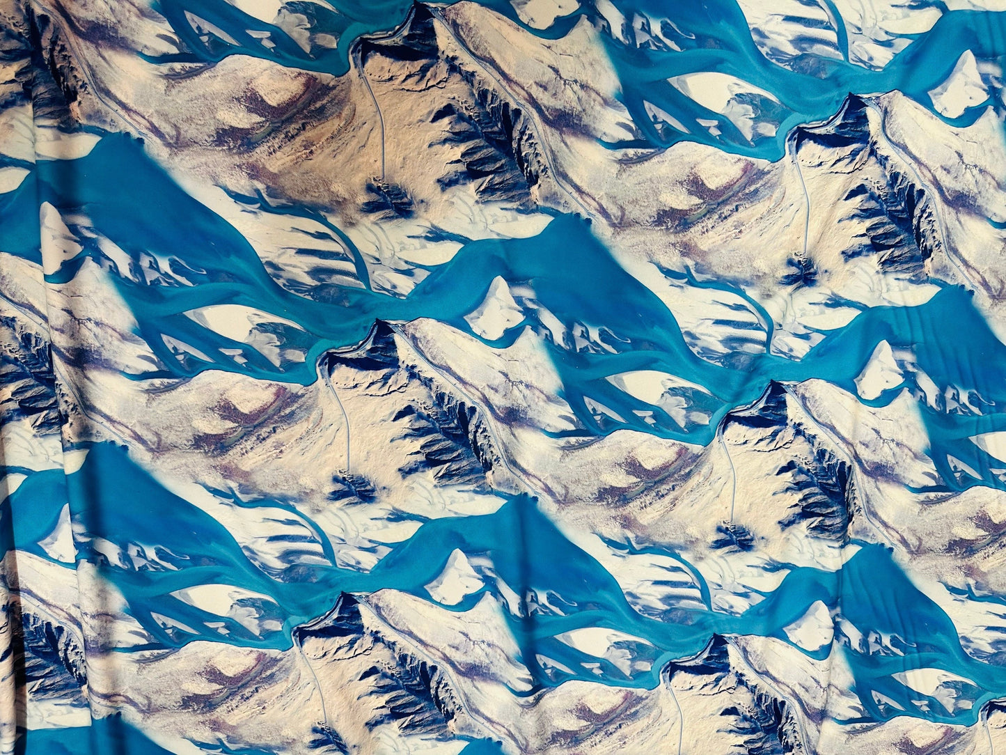 Iceberg design print on best quality of nylon spandex 4-way stretch 58/60” Sold by the YD. Ships worldwide from Los Angeles California USA