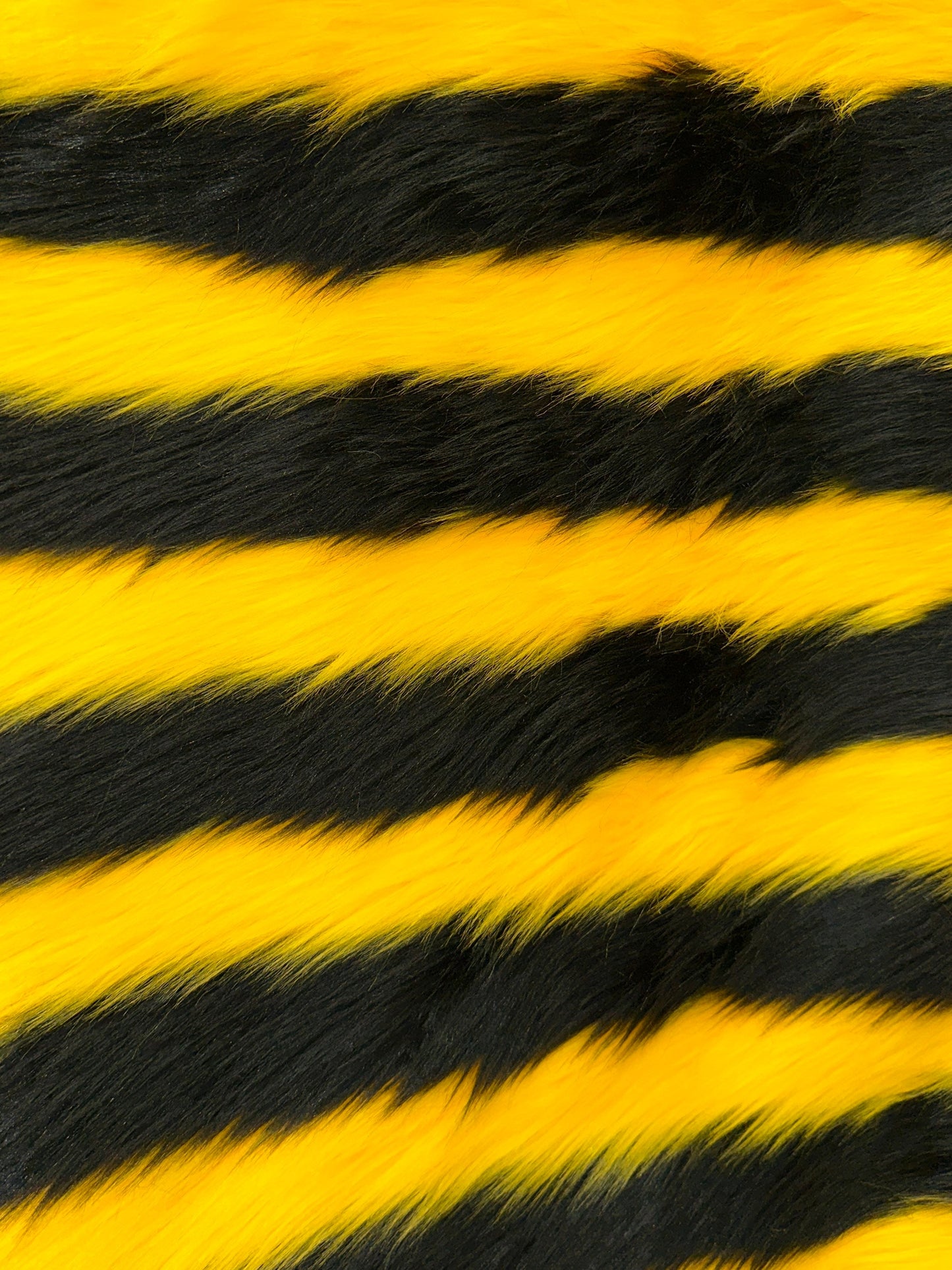 Luxury Faux Fur stripes design high quality Sold by the YD. Ships worldwide from Los Angeles California USA