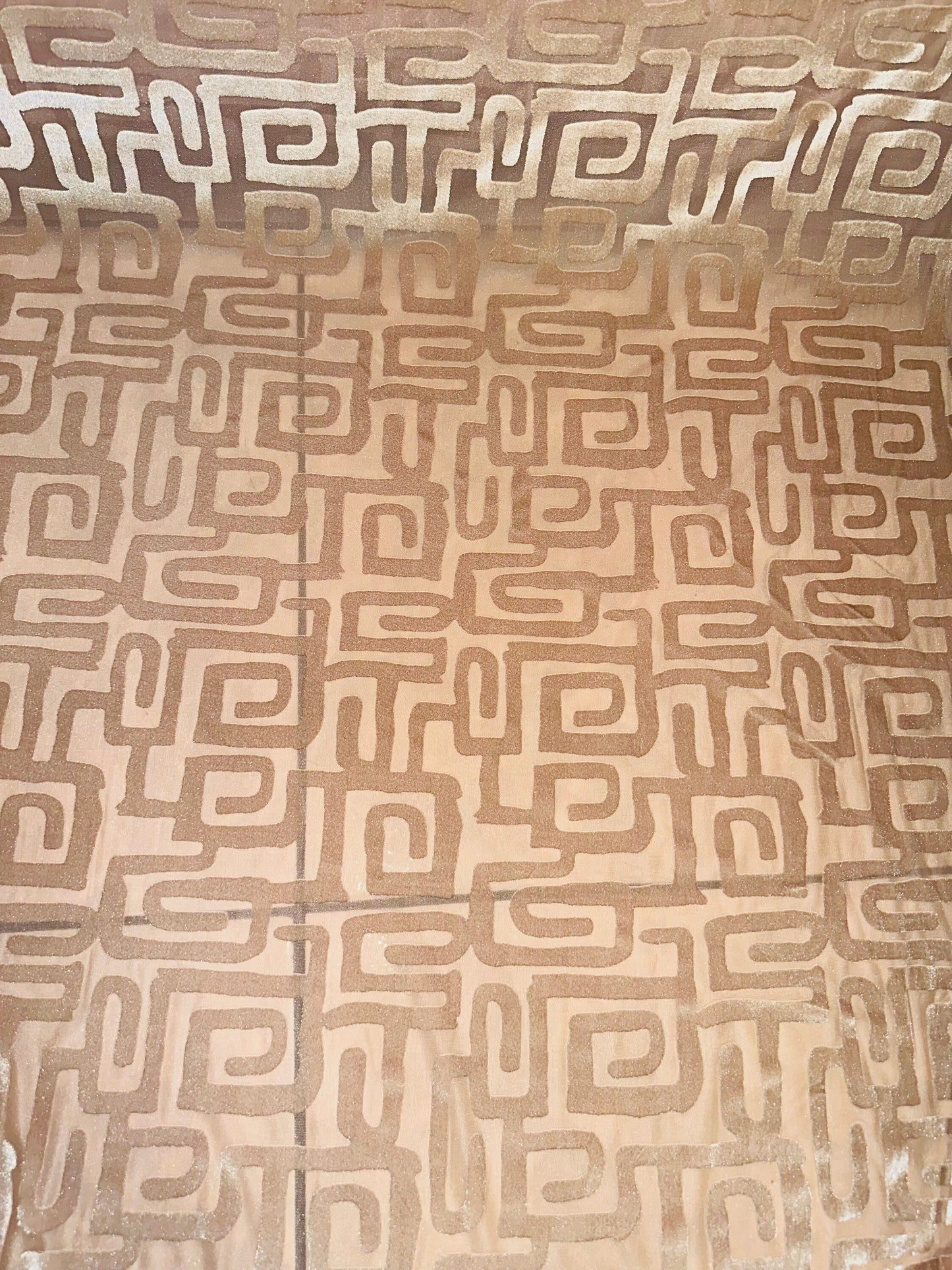 New Fashion brand design on silky burnout stretch velvet 4-way stretch 58/60” Sold by the YD.