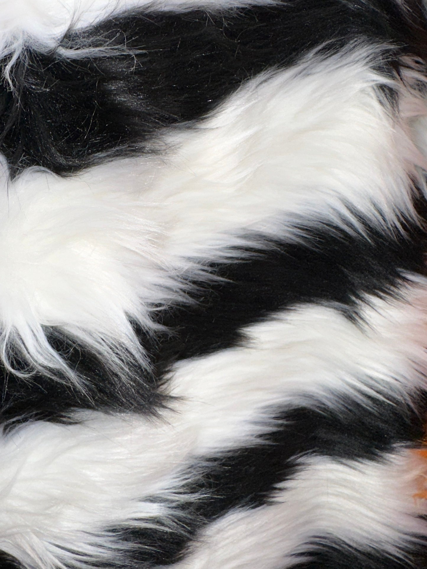 Luxury Faux Fur stripes design high quality Sold by the YD. Ships worldwide from Los Angeles California USA
