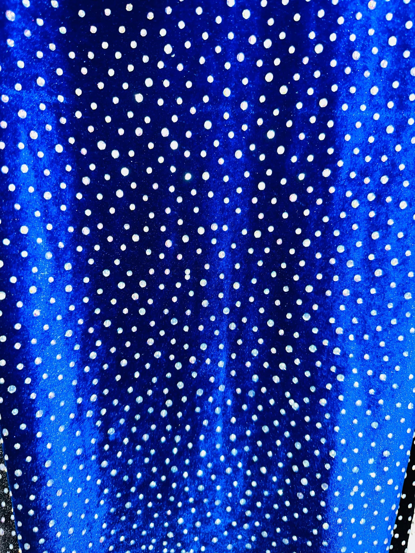 Luxury Rhinestone on stretch velvet 4-way stretch high quality fabrics by AlexLAFabrics