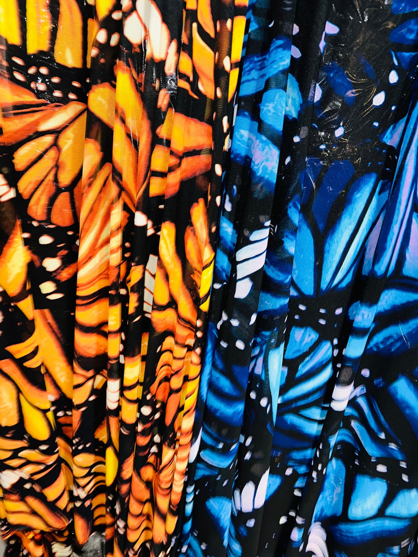 New Butterfly abstract design print on great quality of power mesh 4-way stretch 58/60”