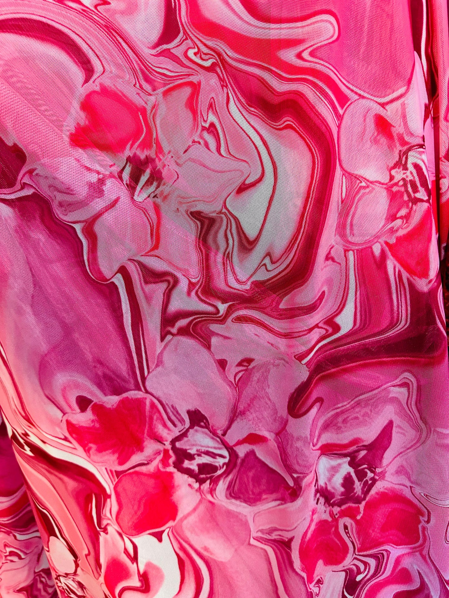 New abstract design and snake skin design print on great quality of nylon power mesh spandex 4-way stretch 58/60”