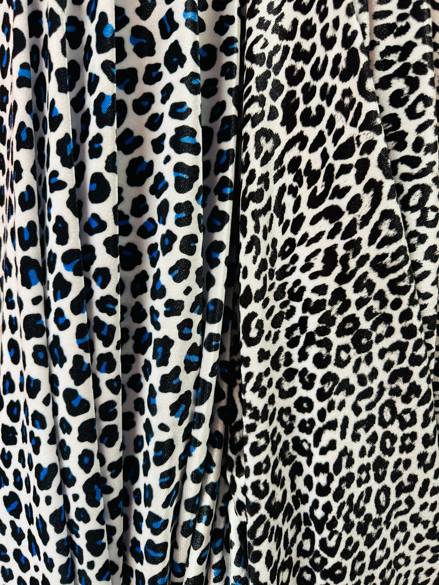 New Exotic cheetah design print on best quality of stretch velvet 4-way stretch 58/60” High Quality fabrics by AlexLAFabrics