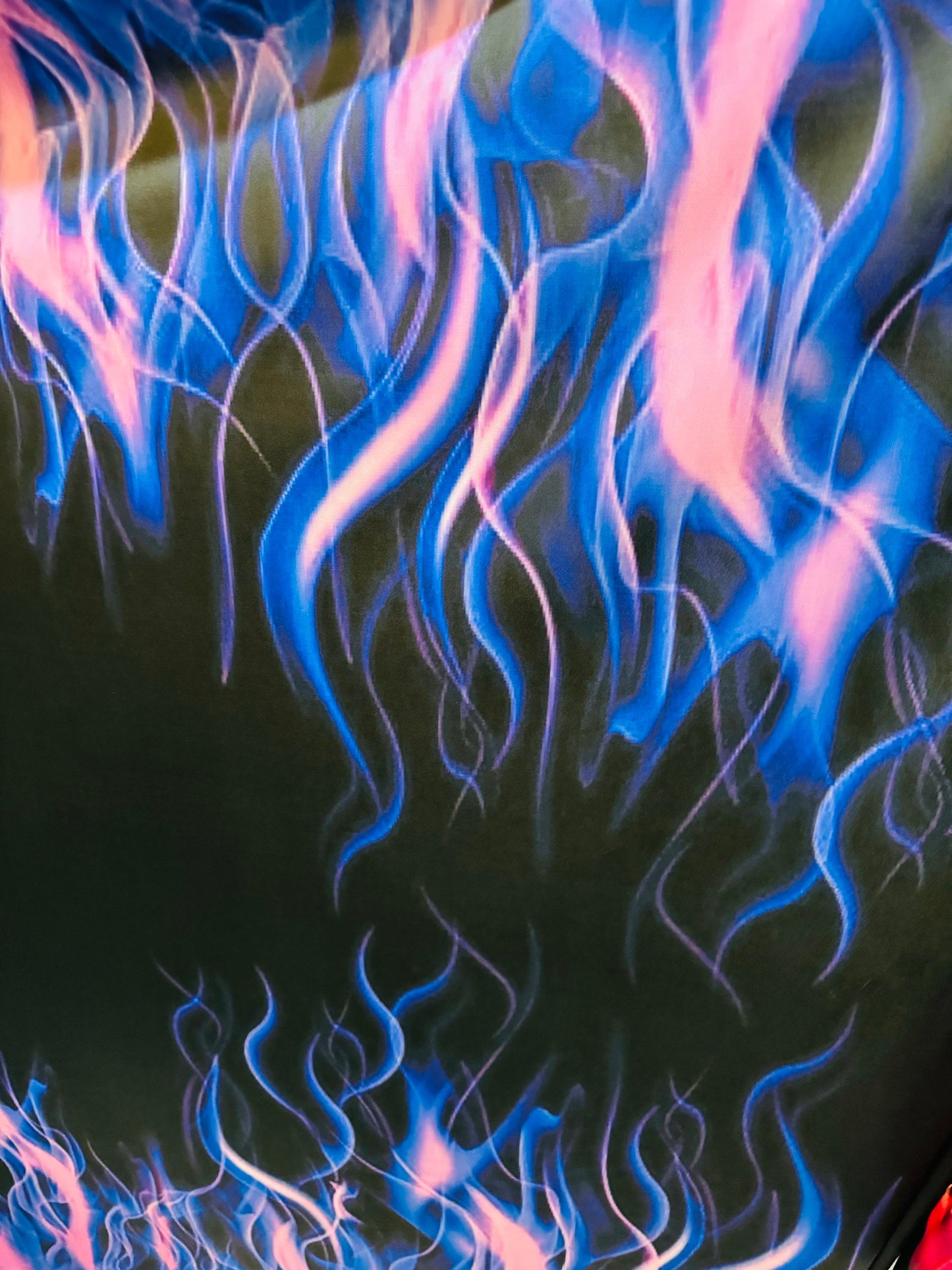 New fantastic flames design print on great quality of nylon spandex 4-way stretch 58/60” High quality fabrics by AlexLAFabrics