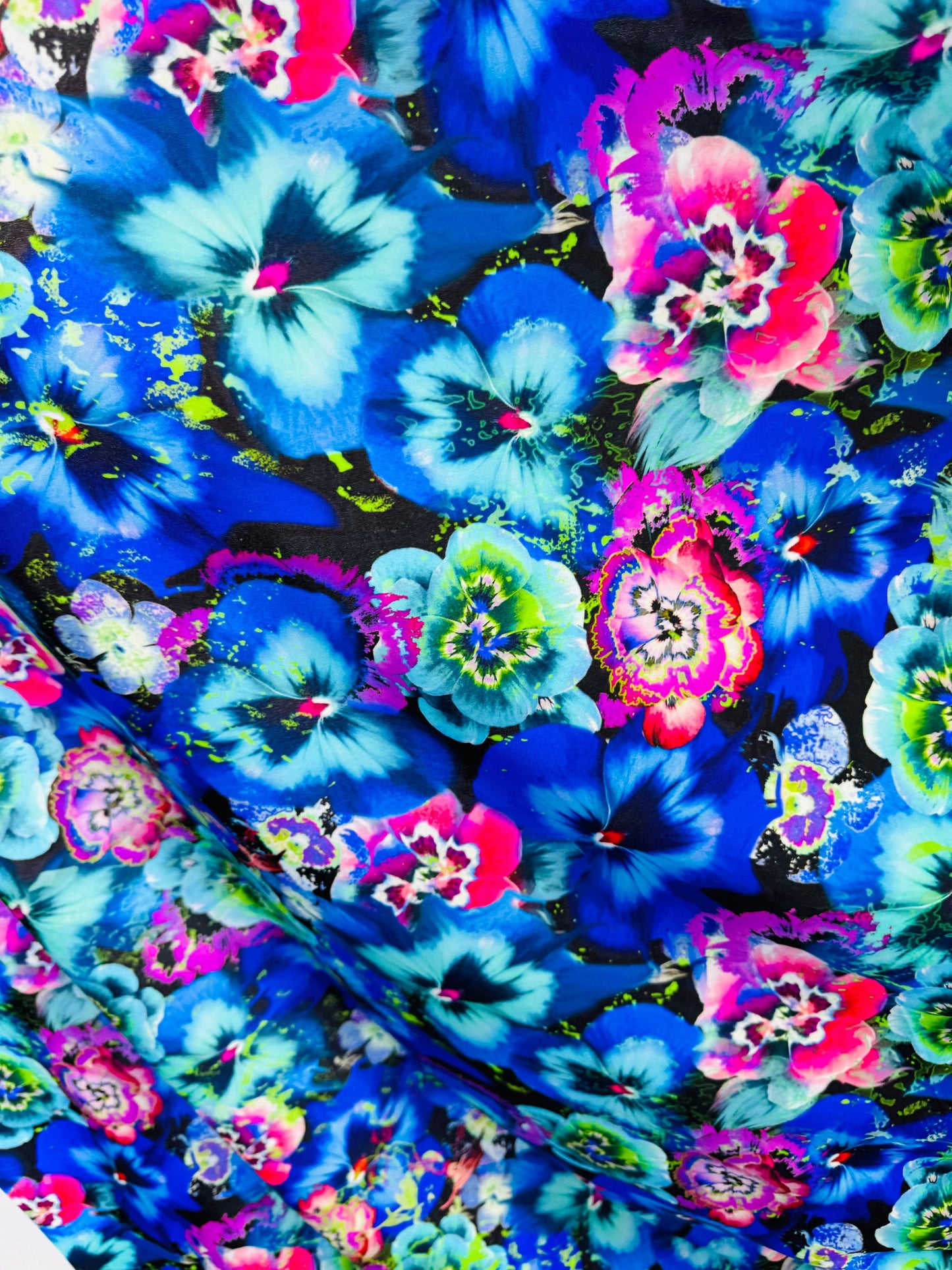 New Luxury floral design nylon spandex printed Italian quality 4-way stretch 58/60”