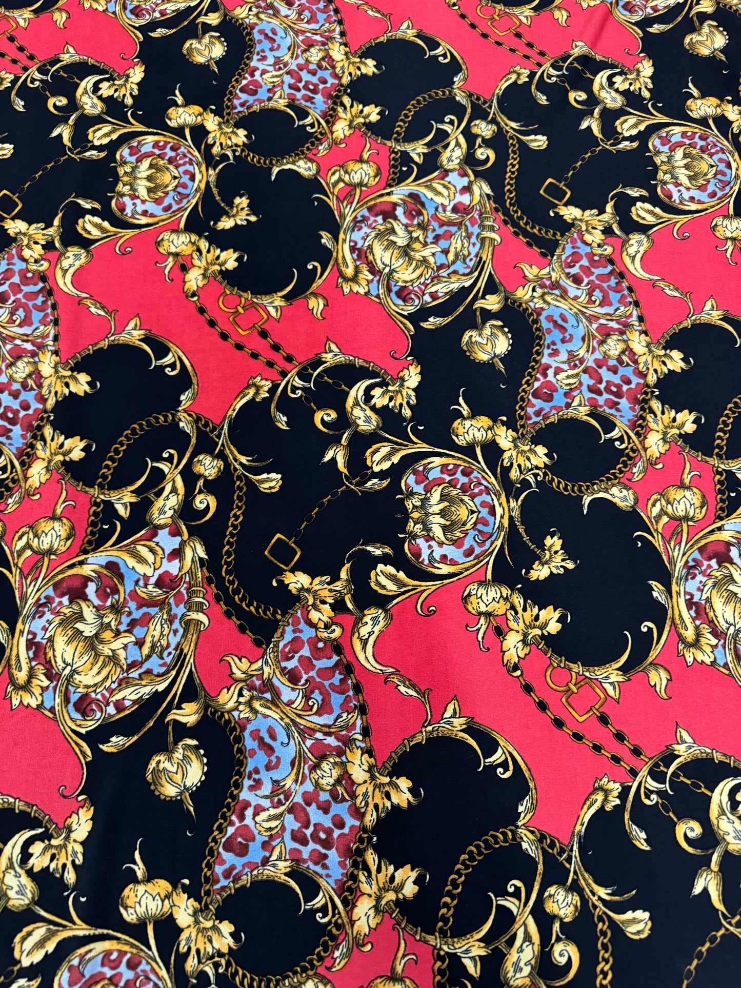 New modern Fashion design print on poly Spandex light weight 4-way stretch 58/60”