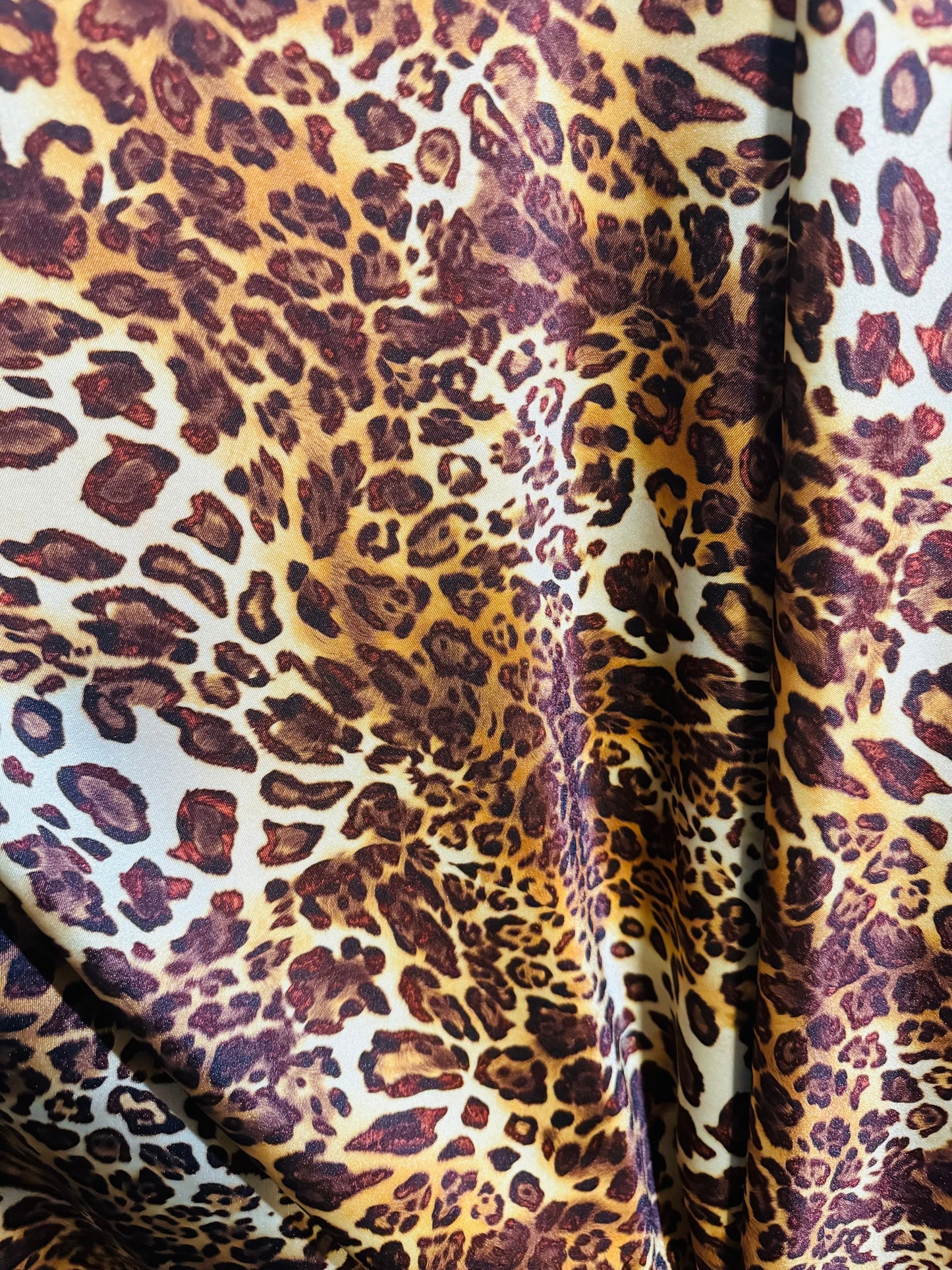 Exotic Leopard design print on great quality of nylon spandex 4-way stretch 58/60”