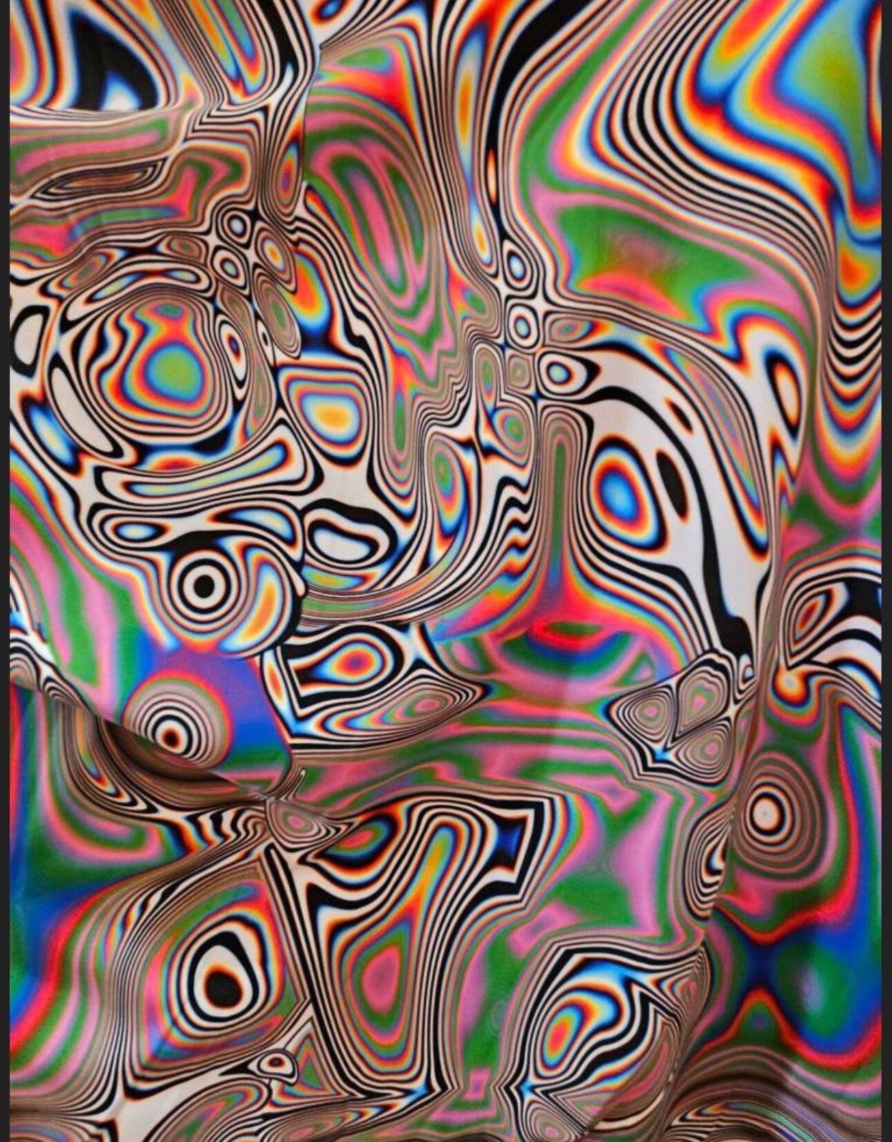 New modern Lava abstract design print on great quality of nylon spandex 4-way stretch 58/60” Sold by the YD.