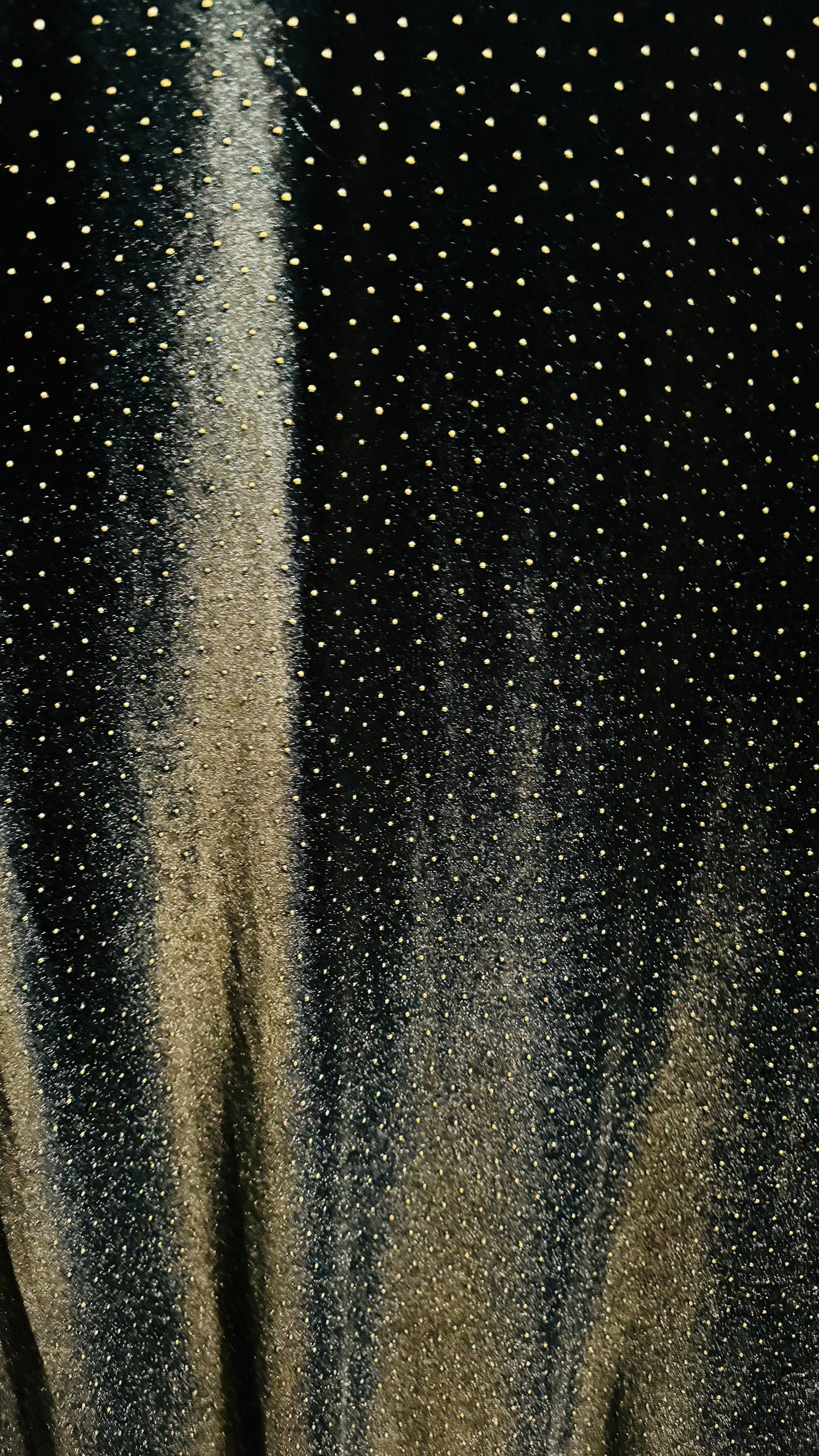 Luxury Gladiator stretch velvet with metallic dots 4-way stretch 58/60” Sold by the YD. Ships Worldwide from Los Angeles California USA