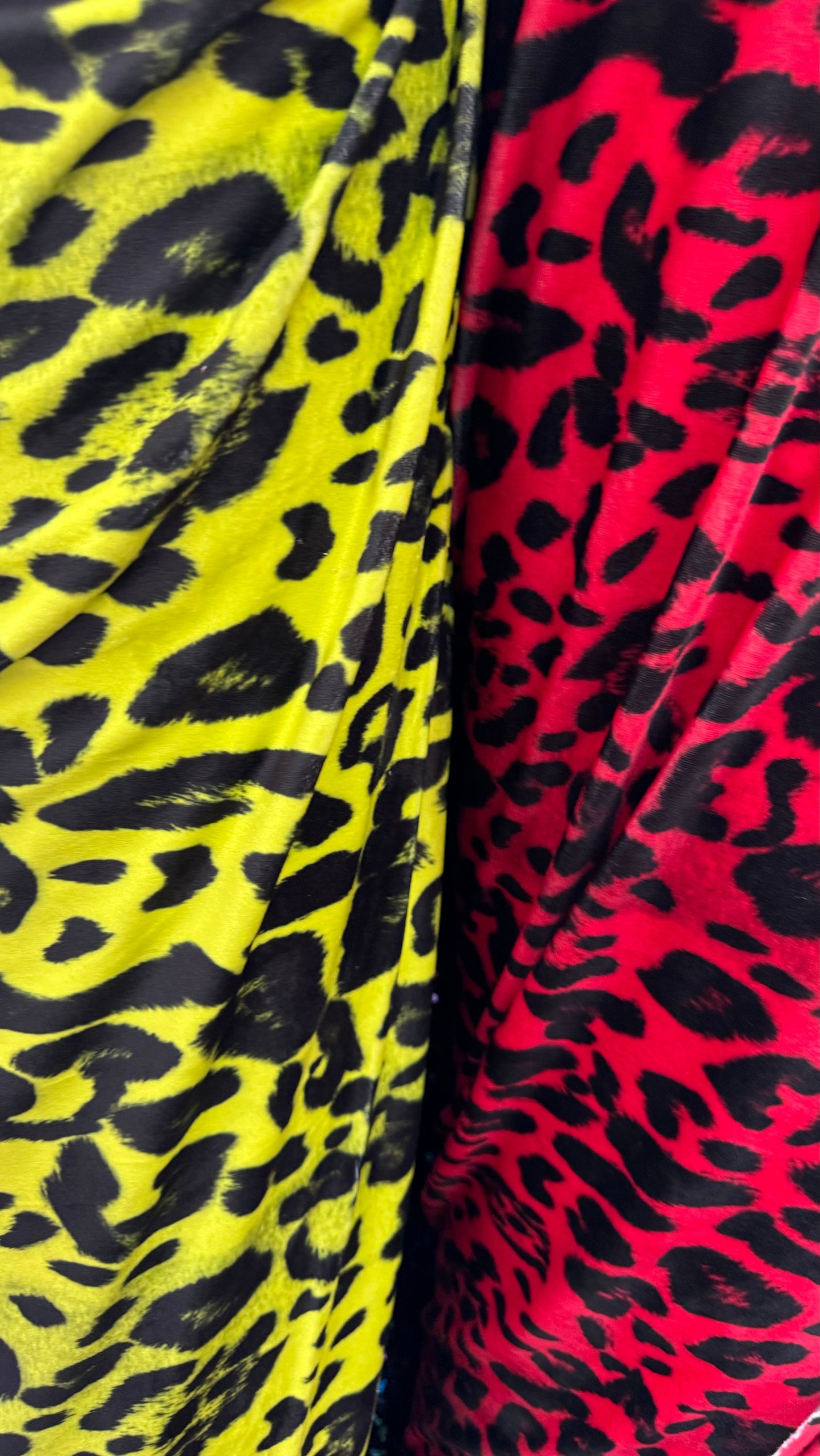 Luxury leopard design on best quality of stretch velvet 4-way stretch 58/60” High quality fabrics by AlexLAFabrics