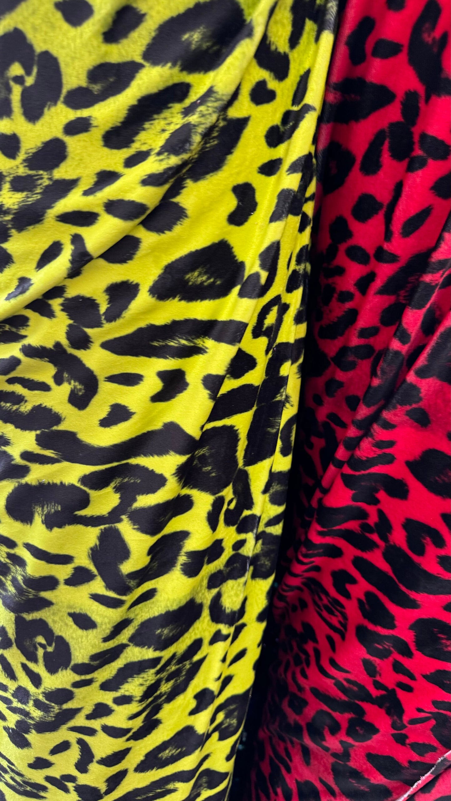 Luxury leopard design on best quality of stretch velvet 4-way stretch 58/60” High quality fabrics by AlexLAFabrics